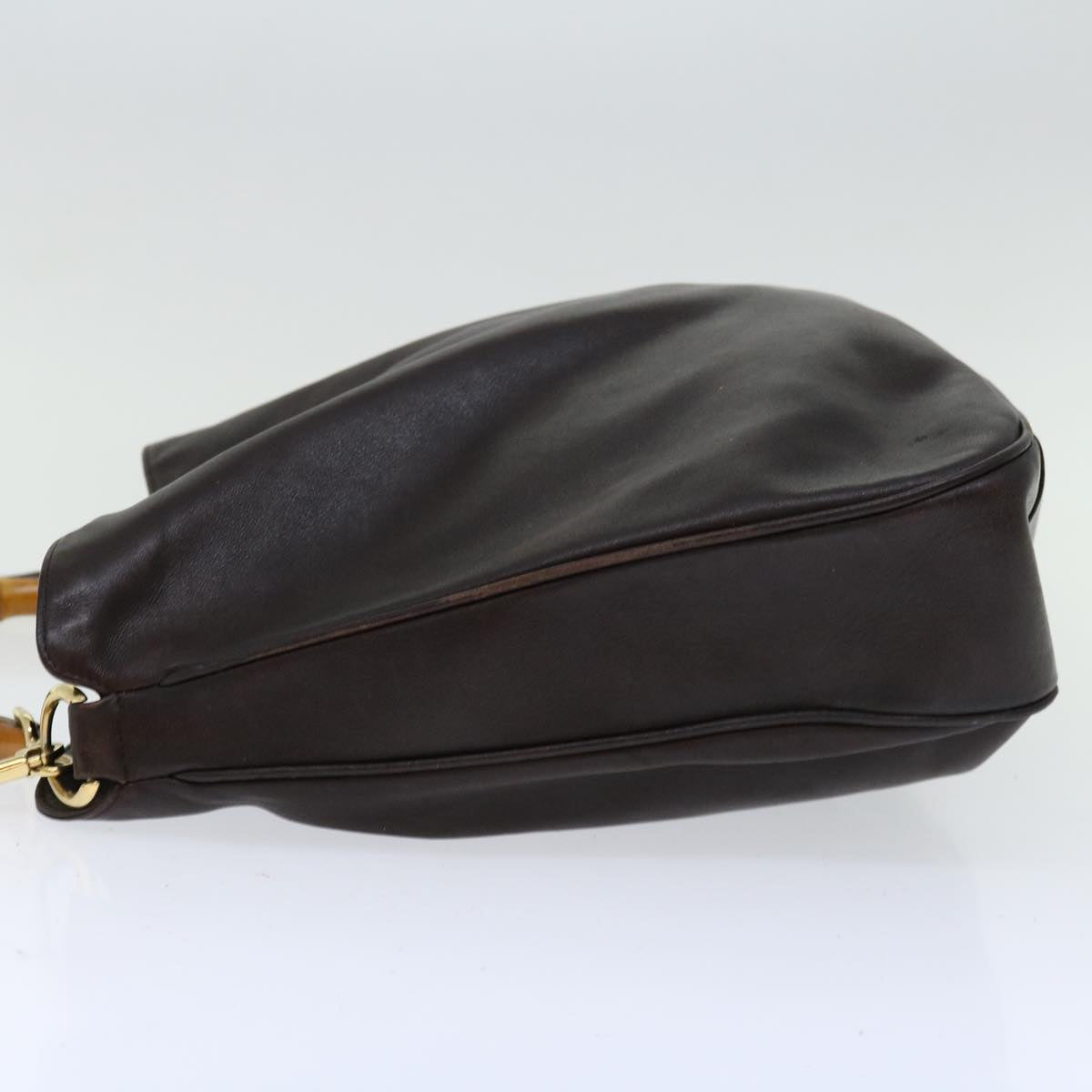 Luxury Gucci Trending 2025 Bamboo Shoulder Bag Leather 2way Brown  70148
