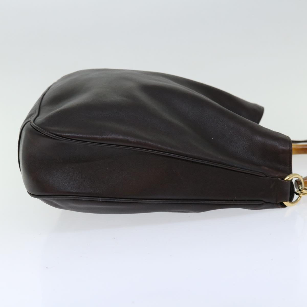Luxury Gucci Trending 2025 Bamboo Shoulder Bag Leather 2way Brown  70148