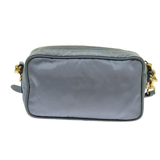 Luxury PradaShoulder Bag Nylon Light Blue 70157
