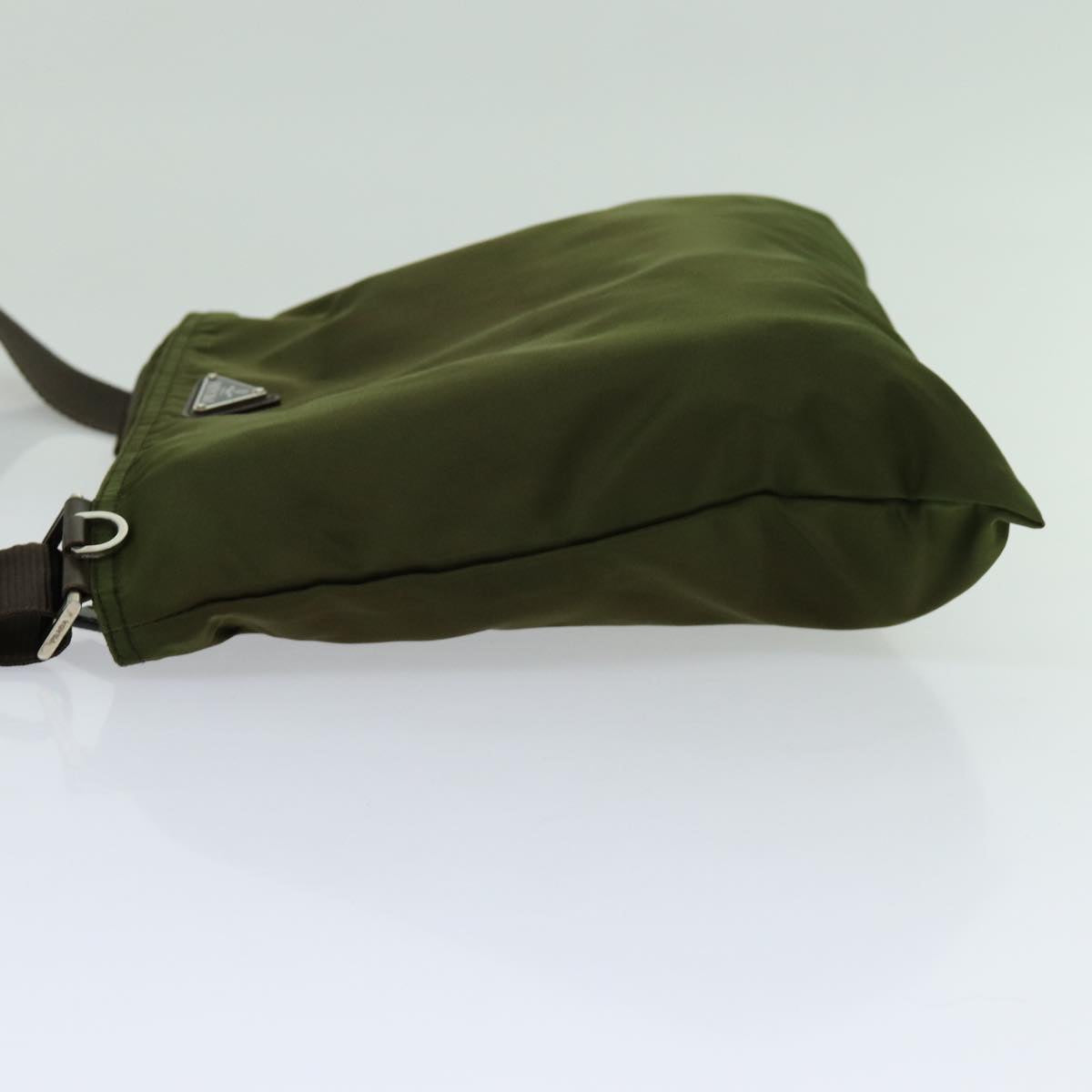 Luxury PradaShoulder Bag Nylon Khaki 70159