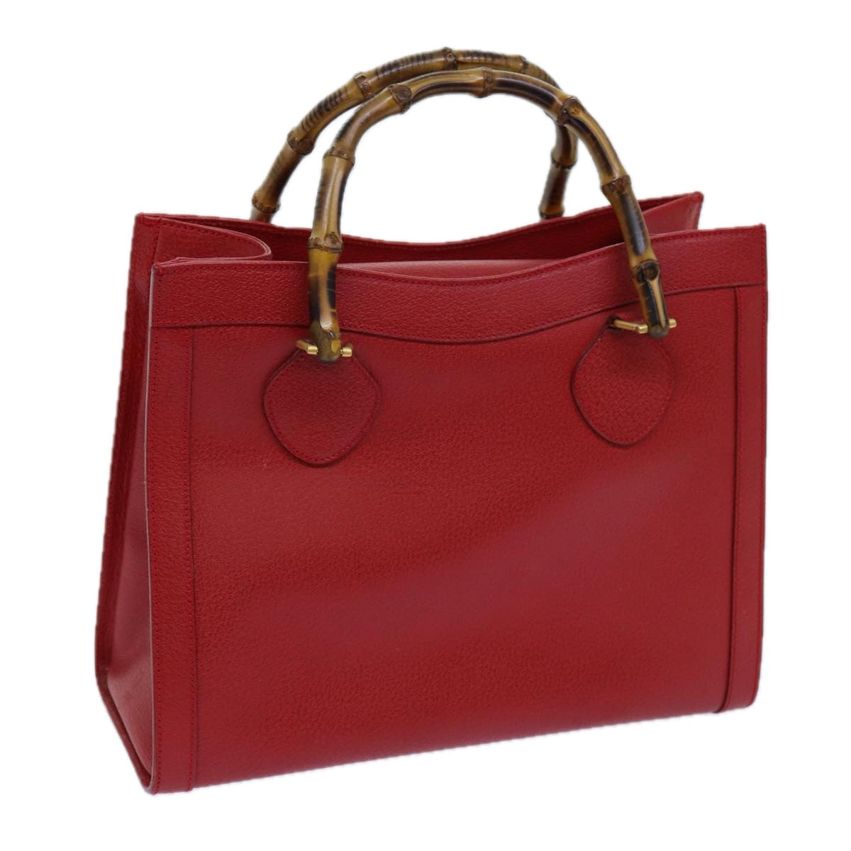 Luxury Gucci Trending 2025 Bamboo Tote Bag Leather Red 002 0260 2615  70186