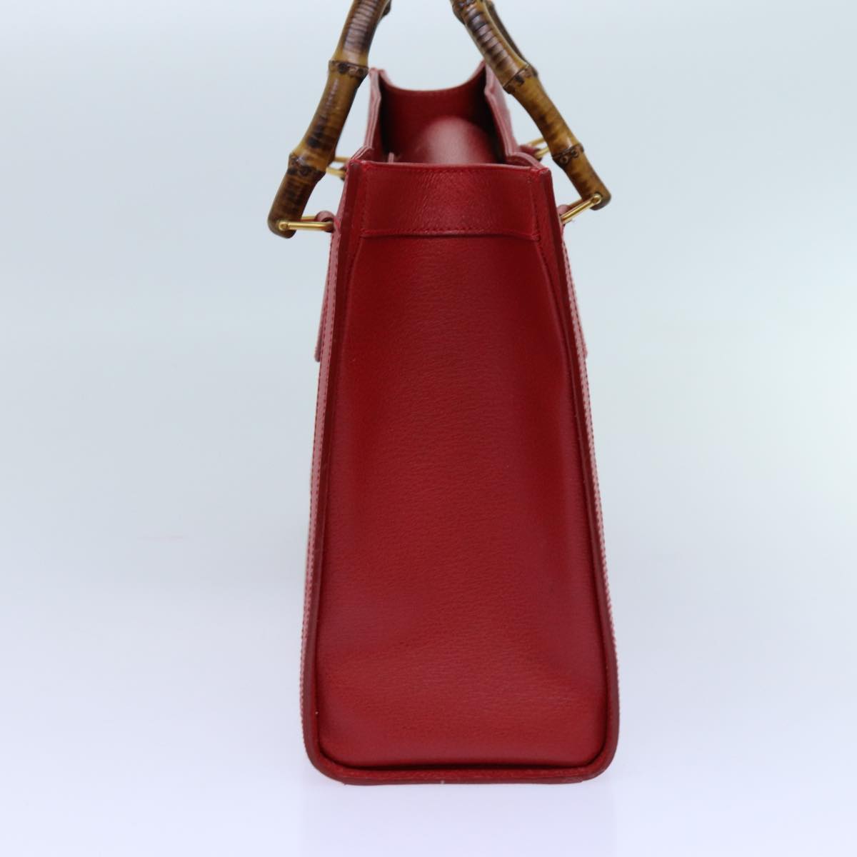 Luxury Gucci Trending 2025 Bamboo Tote Bag Leather Red 002 0260 2615  70186