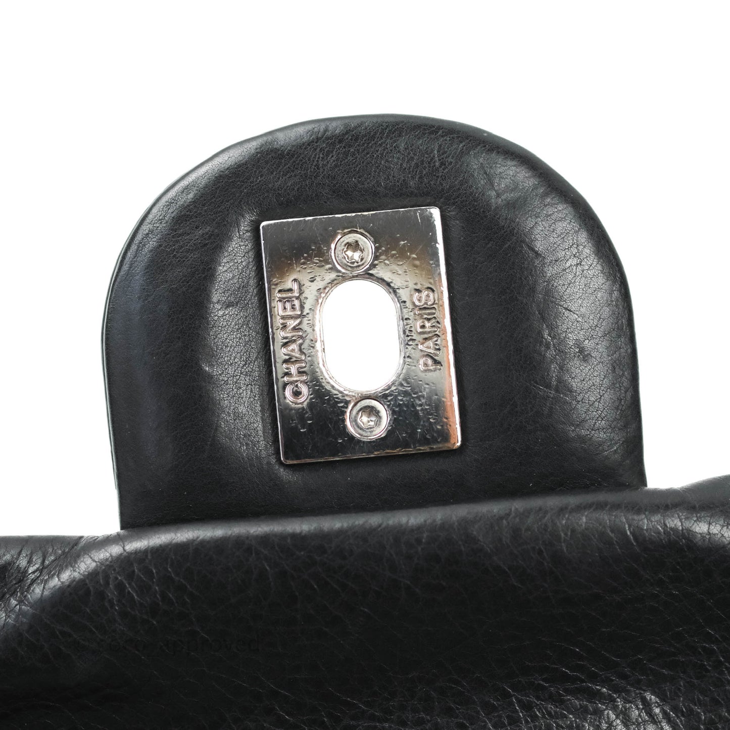 Chanel Small Embroidered Flap Bag Black Silver Hardware
