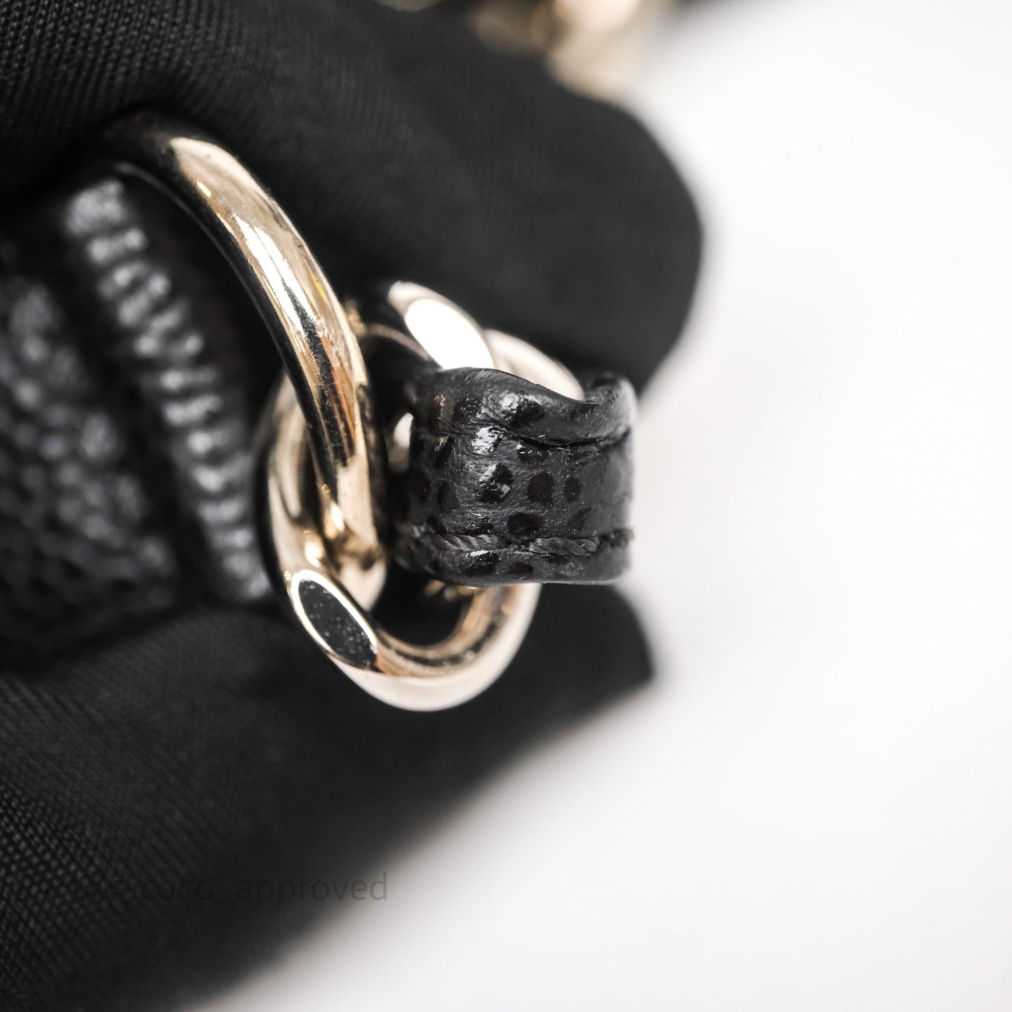 Chanel GST Black Caviar Silver Hardware