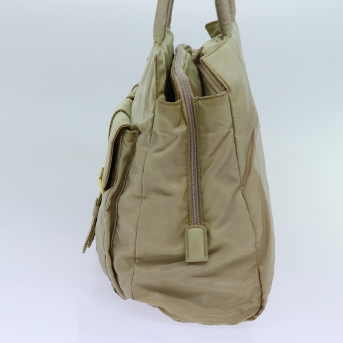 Luxury PradaTote Bag Nylon Beige 70212