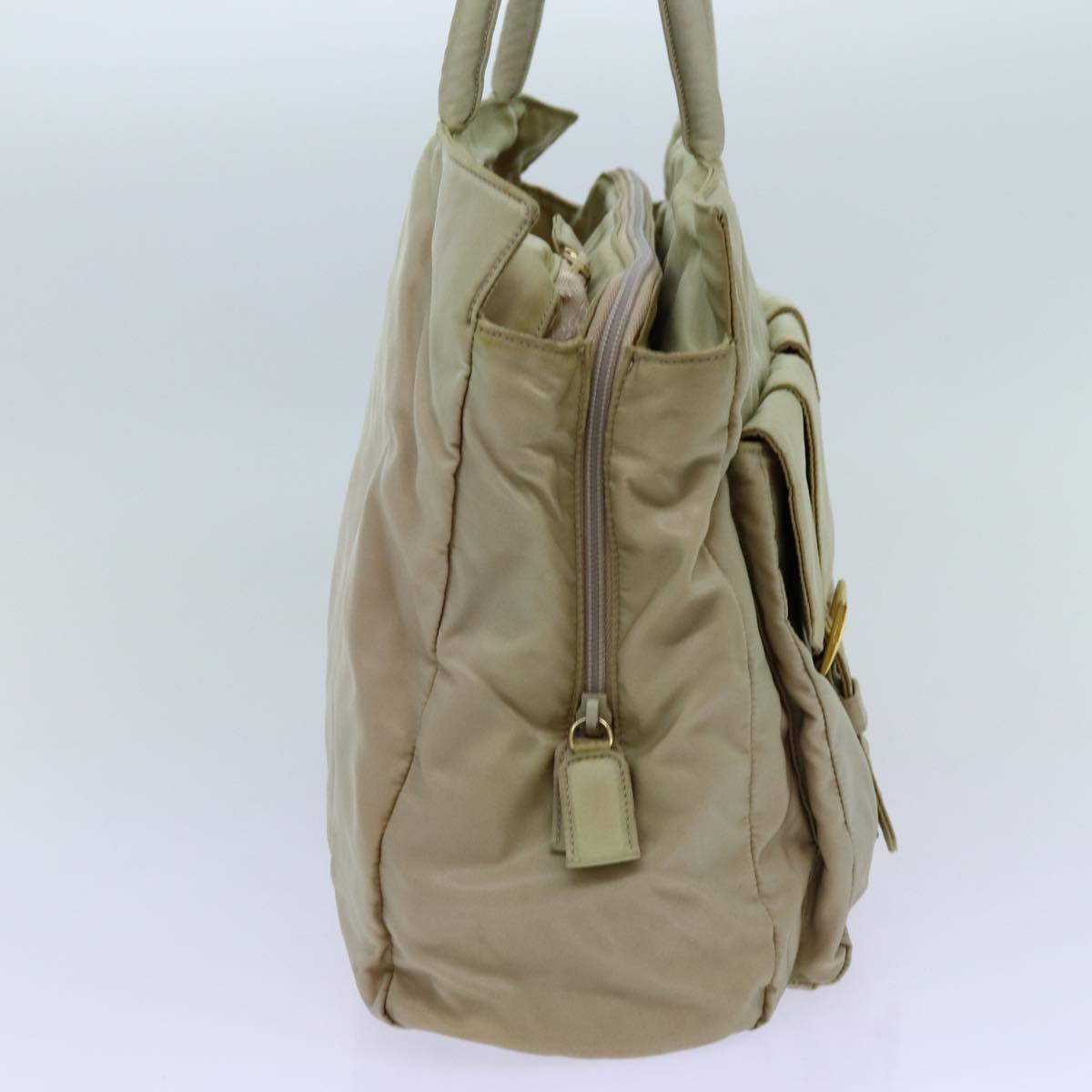 Luxury PradaTote Bag Nylon Beige 70212