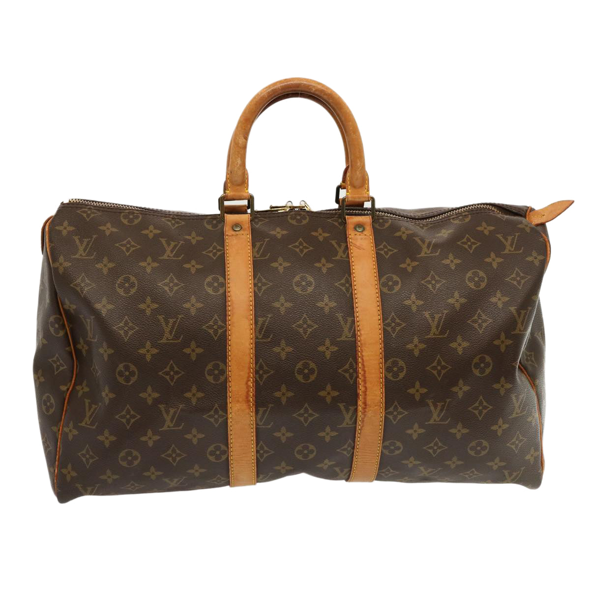 LOUIS VUITTON Monogram Keepall 45 Boston Bag M41428 LV 70238