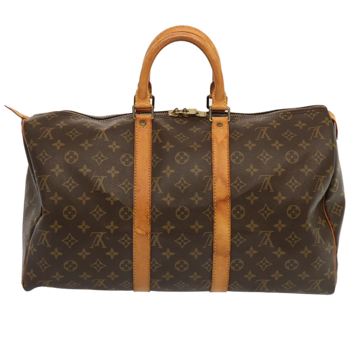 LOUIS VUITTON Monogram Keepall 45 Boston Bag M41428 LV 70238