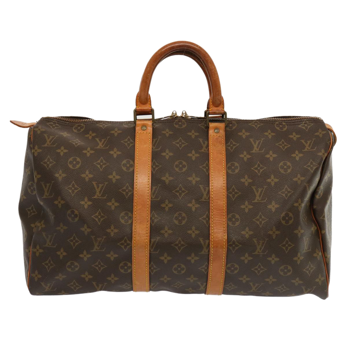 LOUIS VUITTON Monogram Keepall 45 Boston Bag M41428 LV 70239