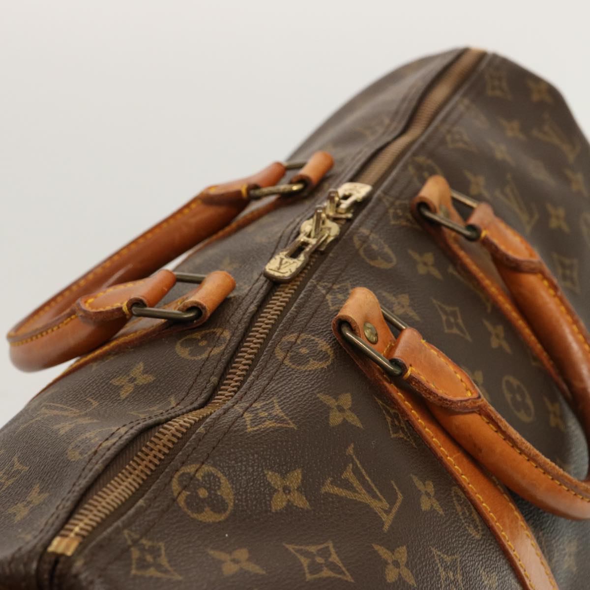 LOUIS VUITTON Monogram Keepall 45 Boston Bag M41428 LV 70239