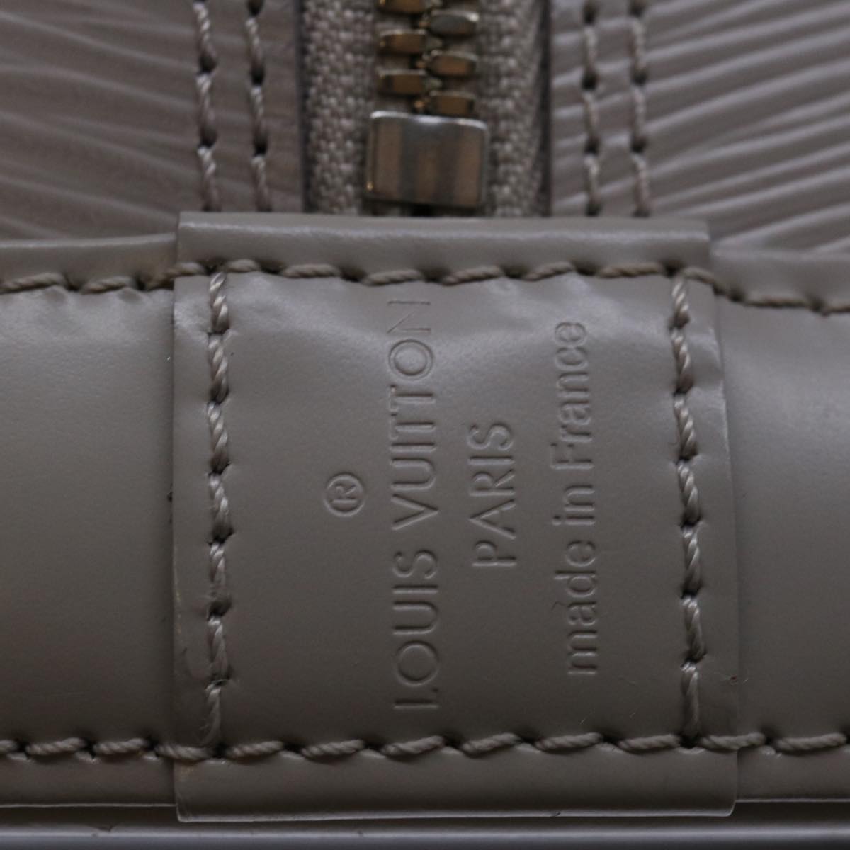 LOUIS VUITTON Epi Alma PM Hand Bag Gre M40621 LV 70265