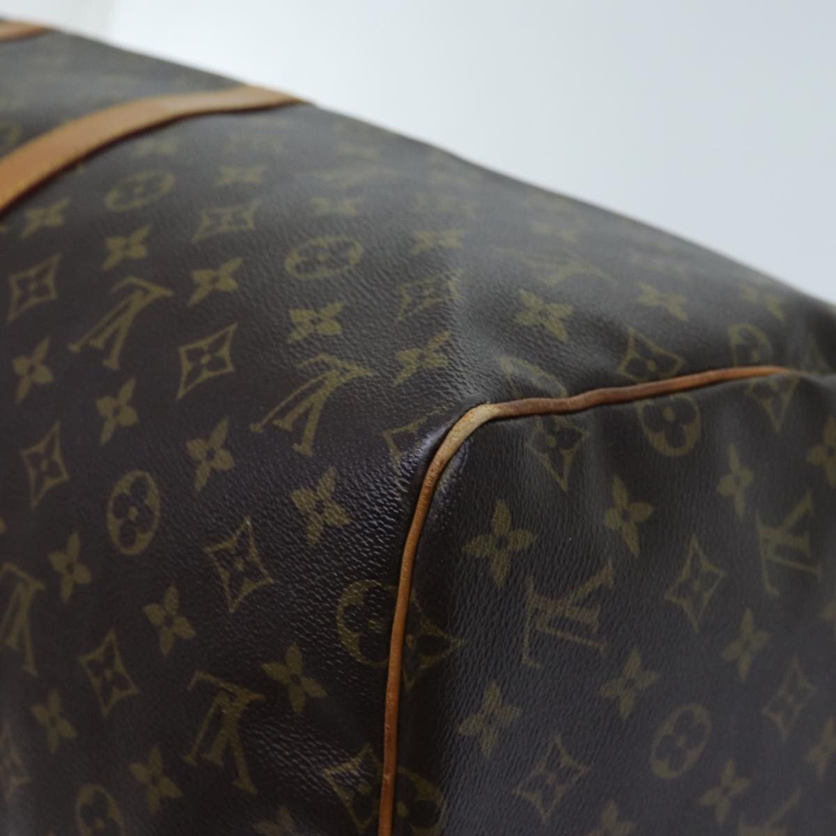 LOUIS VUITTON Monogram Keepall 55 Boston Bag M41424 LV 70281