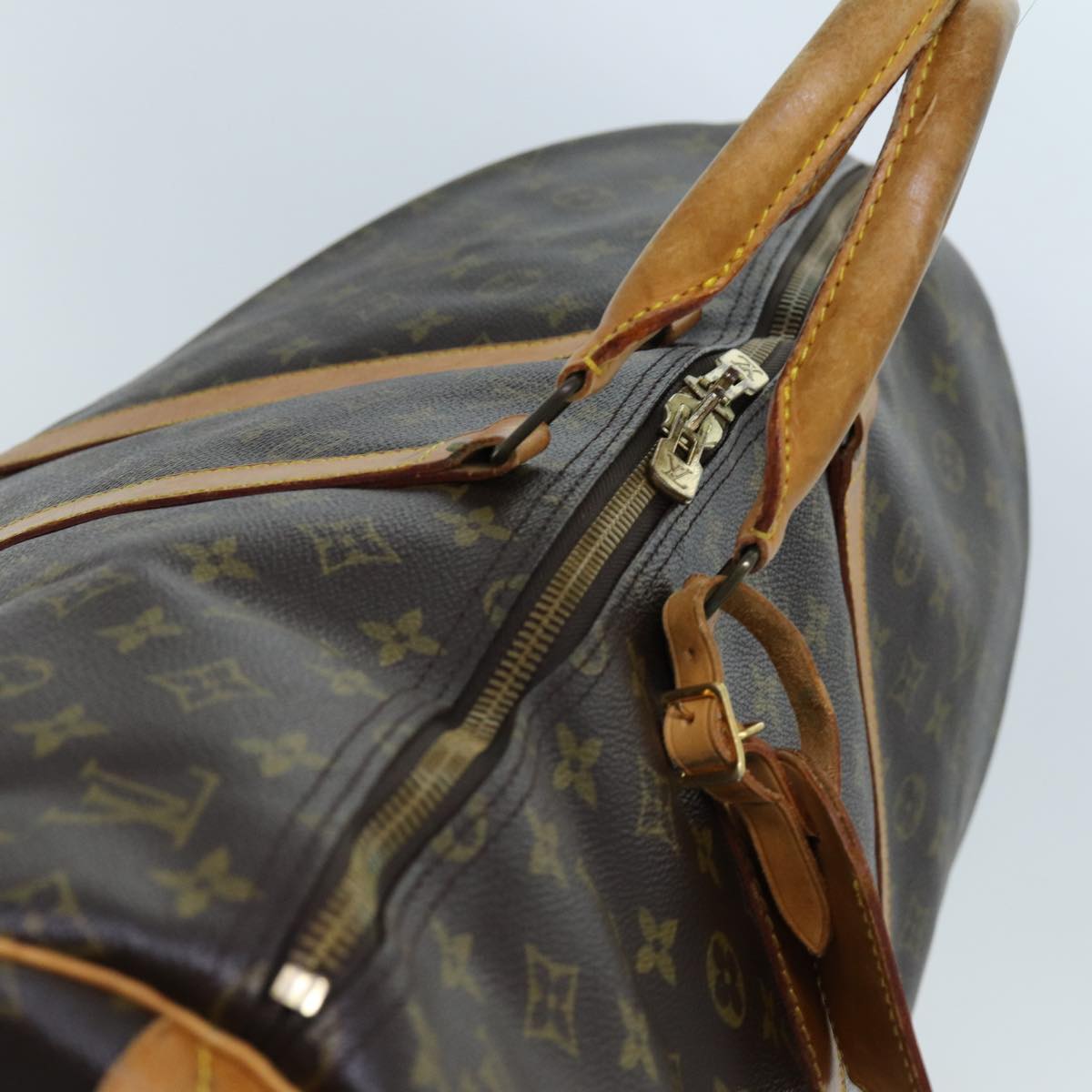 LOUIS VUITTON Monogram Keepall 55 Boston Bag M41424 LV 70281