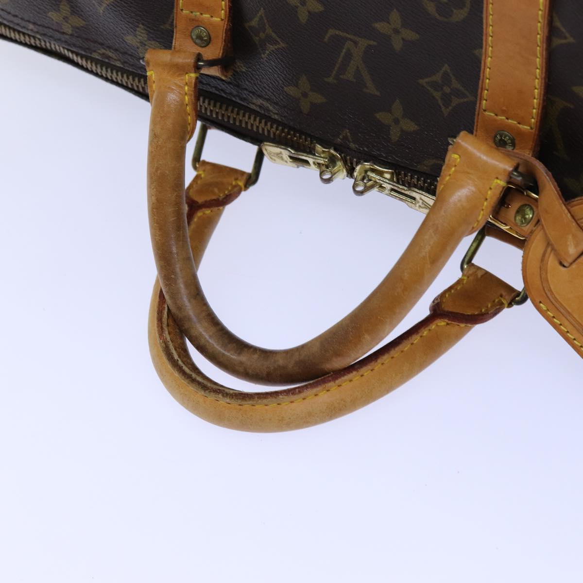 LOUIS VUITTON Monogram Keepall 55 Boston Bag M41424 LV 70281