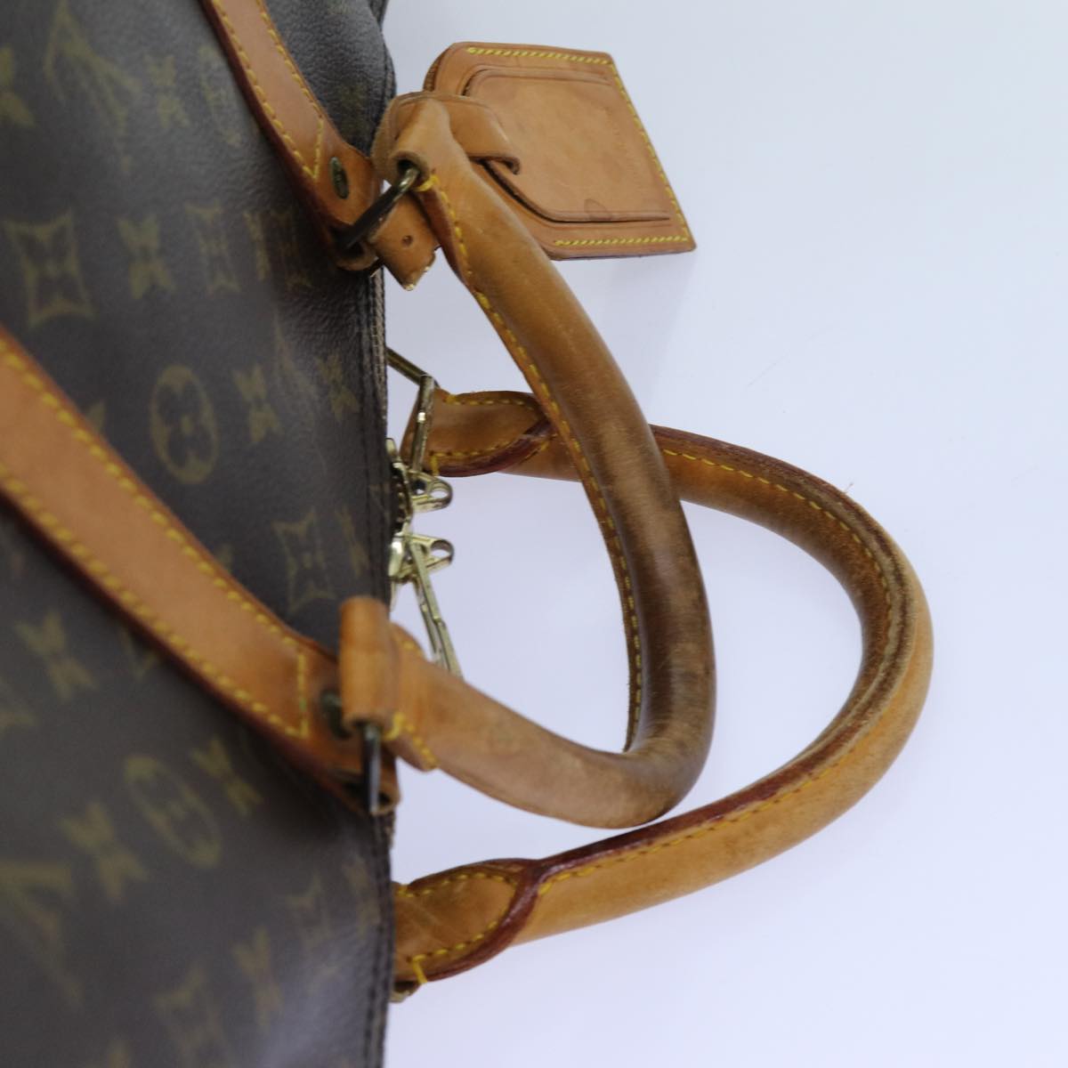 LOUIS VUITTON Monogram Keepall 55 Boston Bag M41424 LV 70281