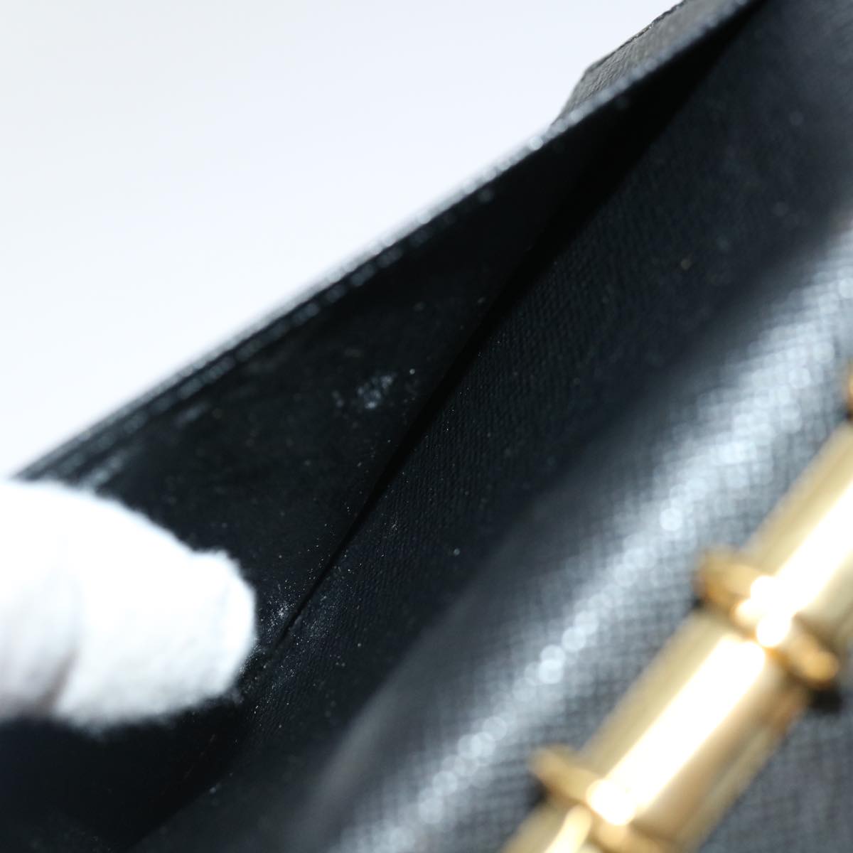 LOUIS VUITTON Epi Agenda PM Day Planner Cover Black R20052 LV 70286