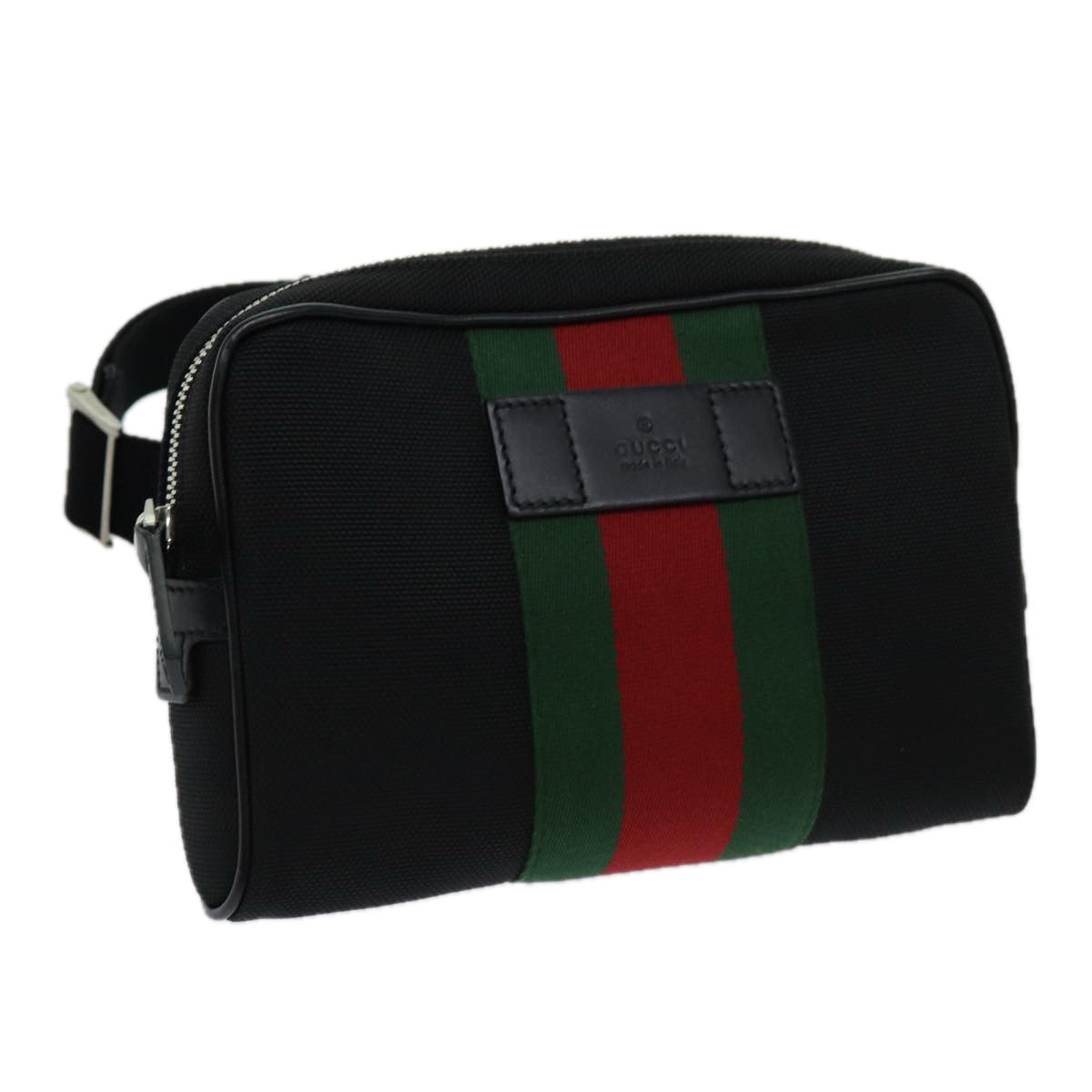 Luxury Gucci Trending 2025 Web Sherry Line Waist bag Canvas Outlet Black Red Green 630919  70293