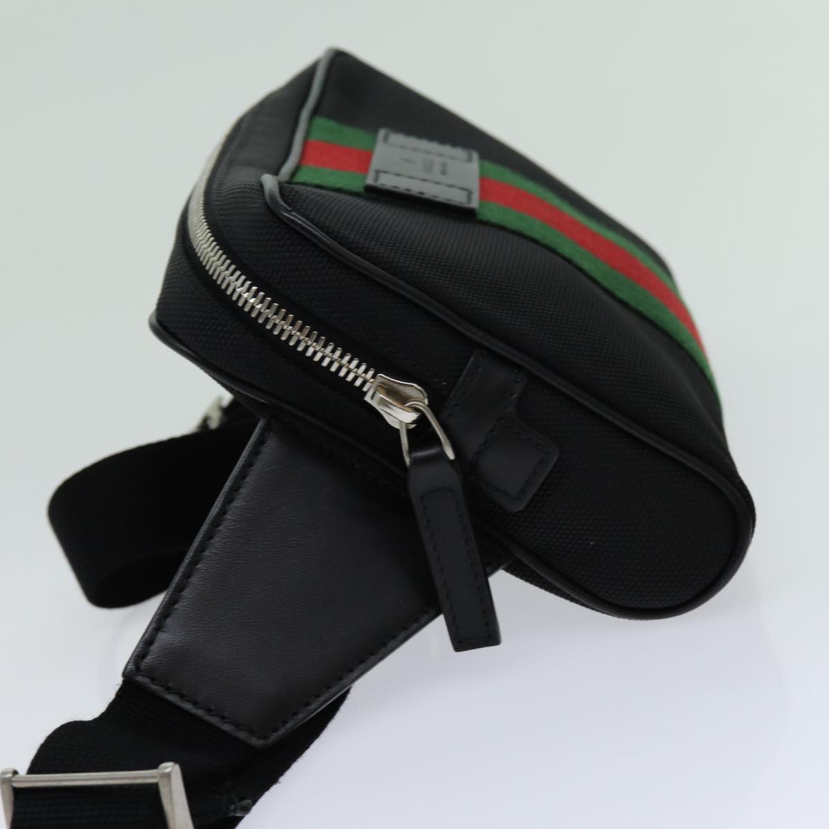 Luxury Gucci Trending 2025 Web Sherry Line Waist bag Canvas Outlet Black Red Green 630919  70293