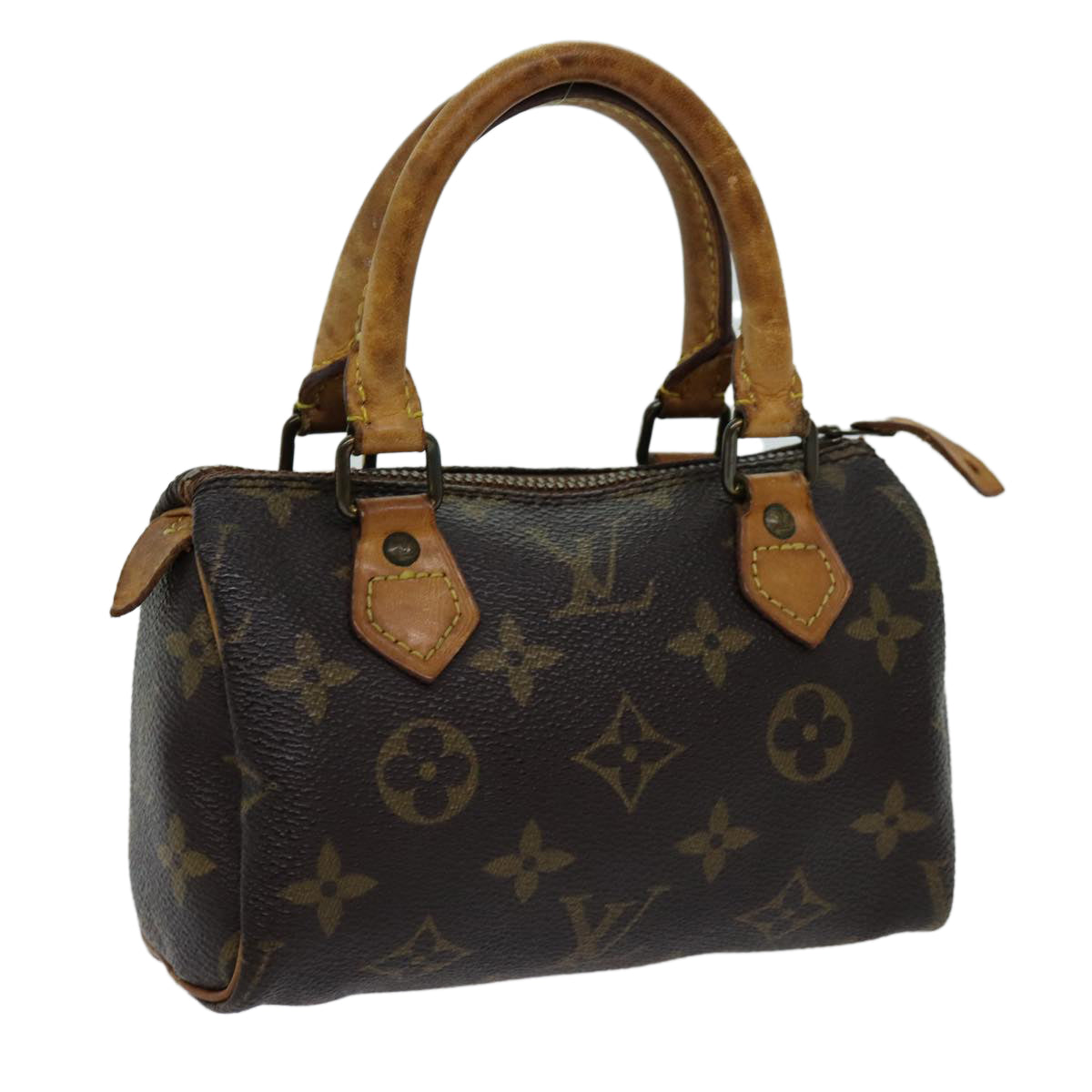 LOUIS VUITTON Monogram Mini Speedy Hand Bag M41534 LV 70295