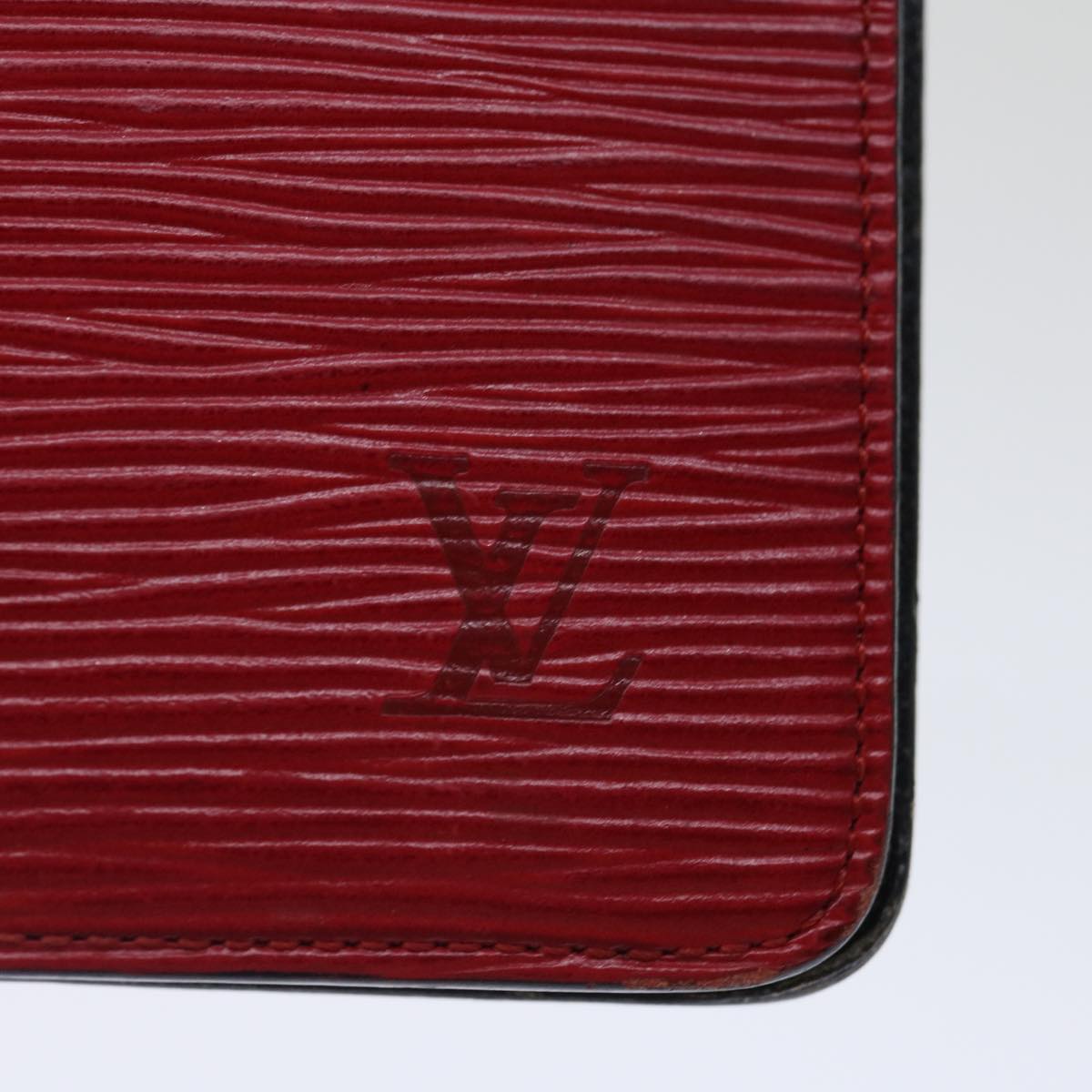 LOUIS VUITTON Epi Agenda MM Day Planner Cover Red R20047 LV 70297