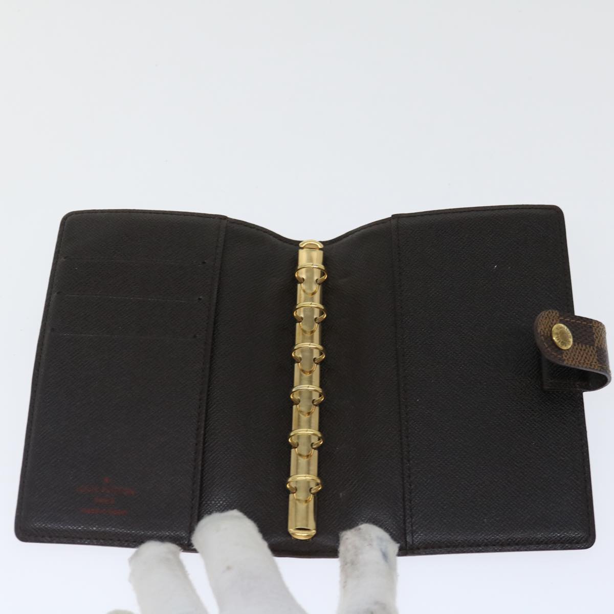 LOUIS VUITTON Damier Ebene Agenda PM Day Planner Cover R20700 LV 70298
