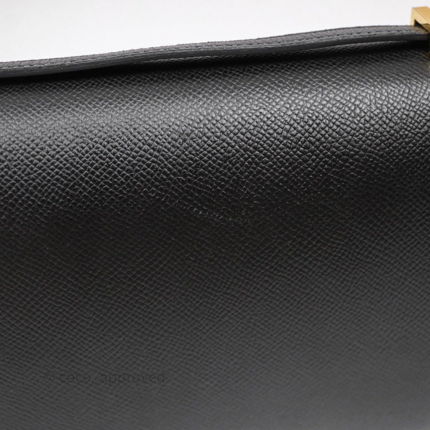 Hermès Constance Mini 18cm Black Epsom Gold Hardware