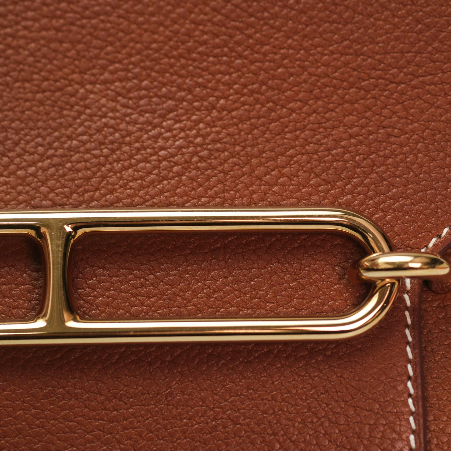 Hermès Roulis Mini Fauve 34 Barenia Gold Hardware