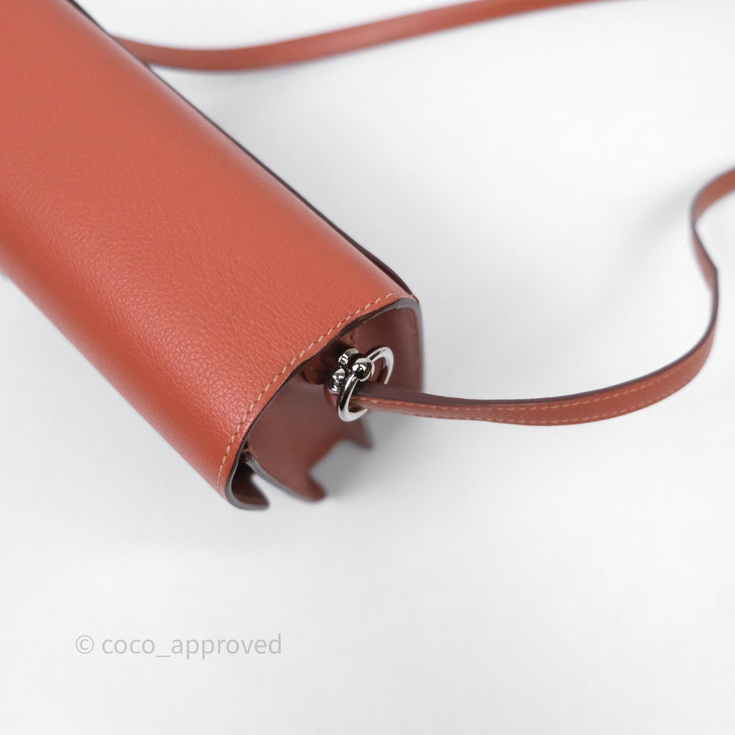 Hermès Roulis Mini 18 Evercolor AH Brush/ Rose Jaipur T5 Palladium Hardware