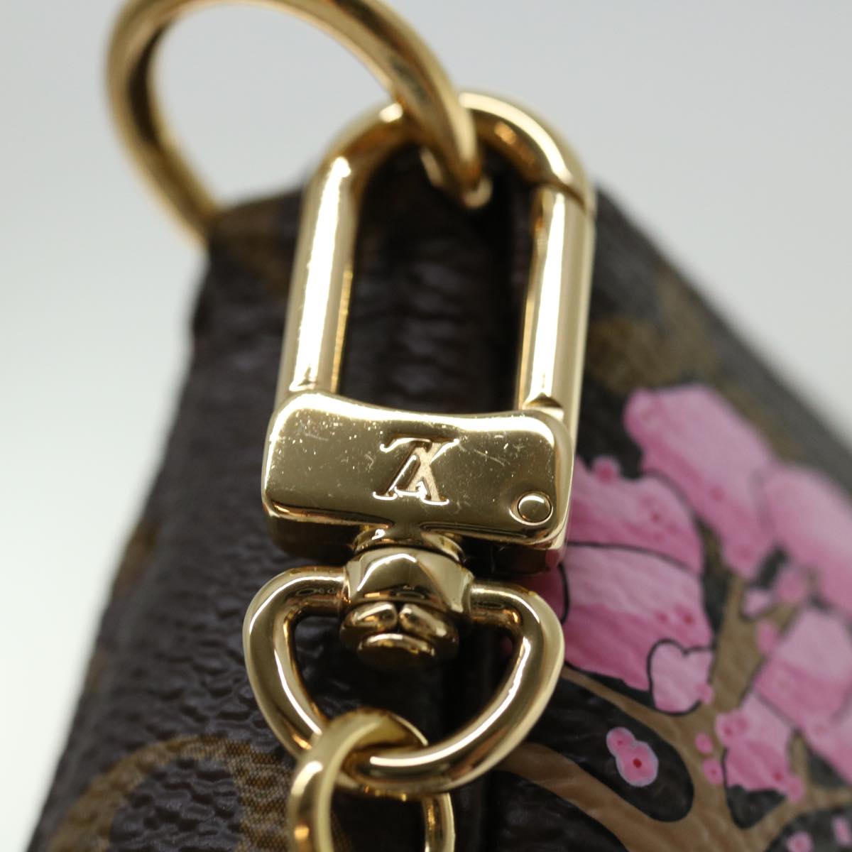 LOUIS VUITTON Monogram Vivienne Mini Pochette Pouch M45905 LV 70308A