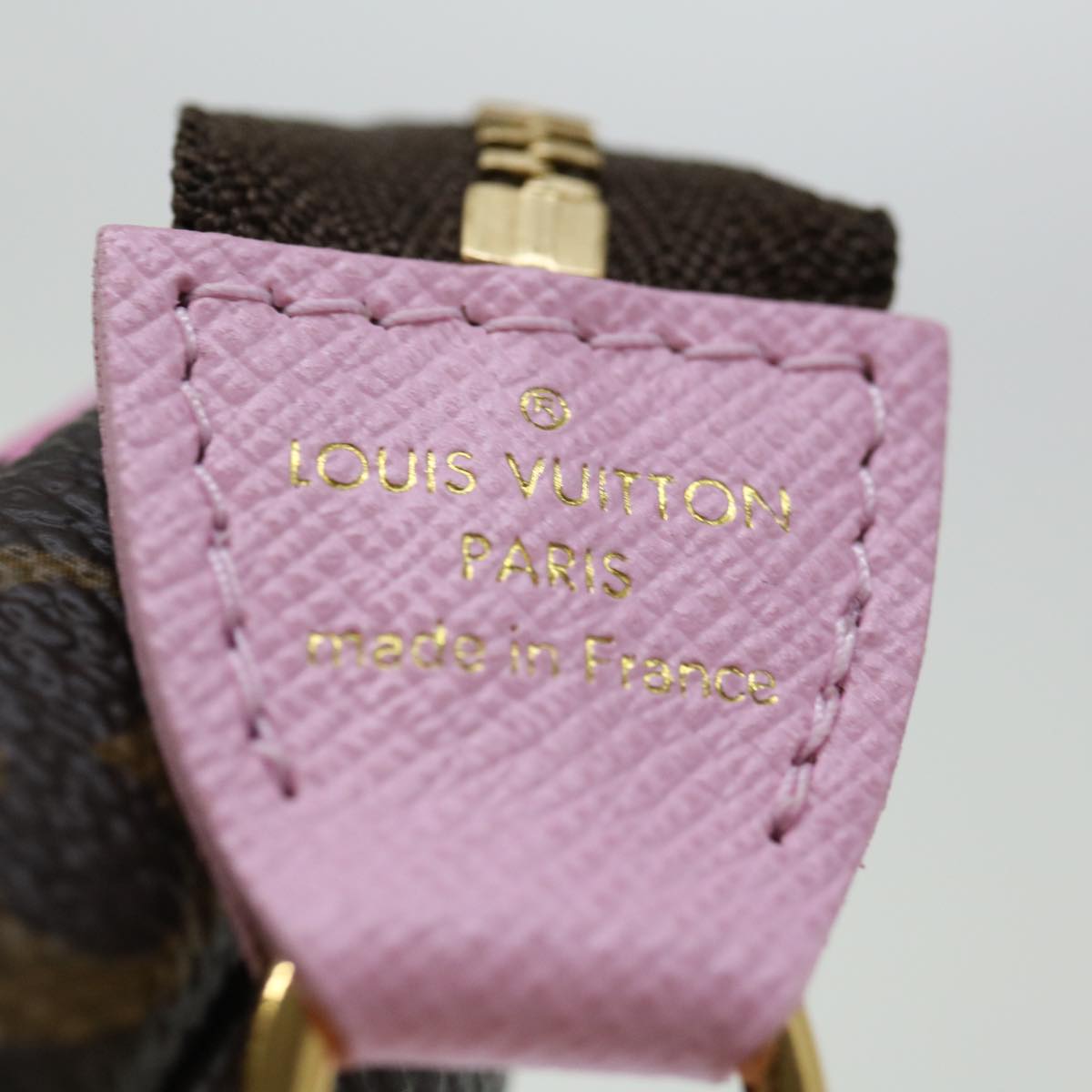LOUIS VUITTON Monogram Vivienne Mini Pochette Pouch M45905 LV 70308A
