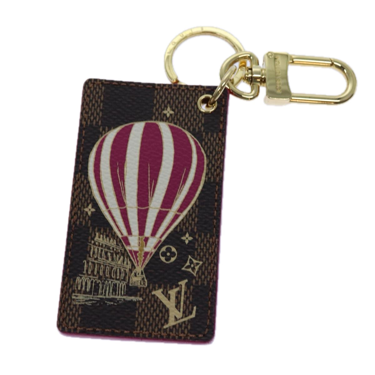 LOUIS VUITTON Damier Color Air Balloon Illustre Charm Pink M67933 LV 70309