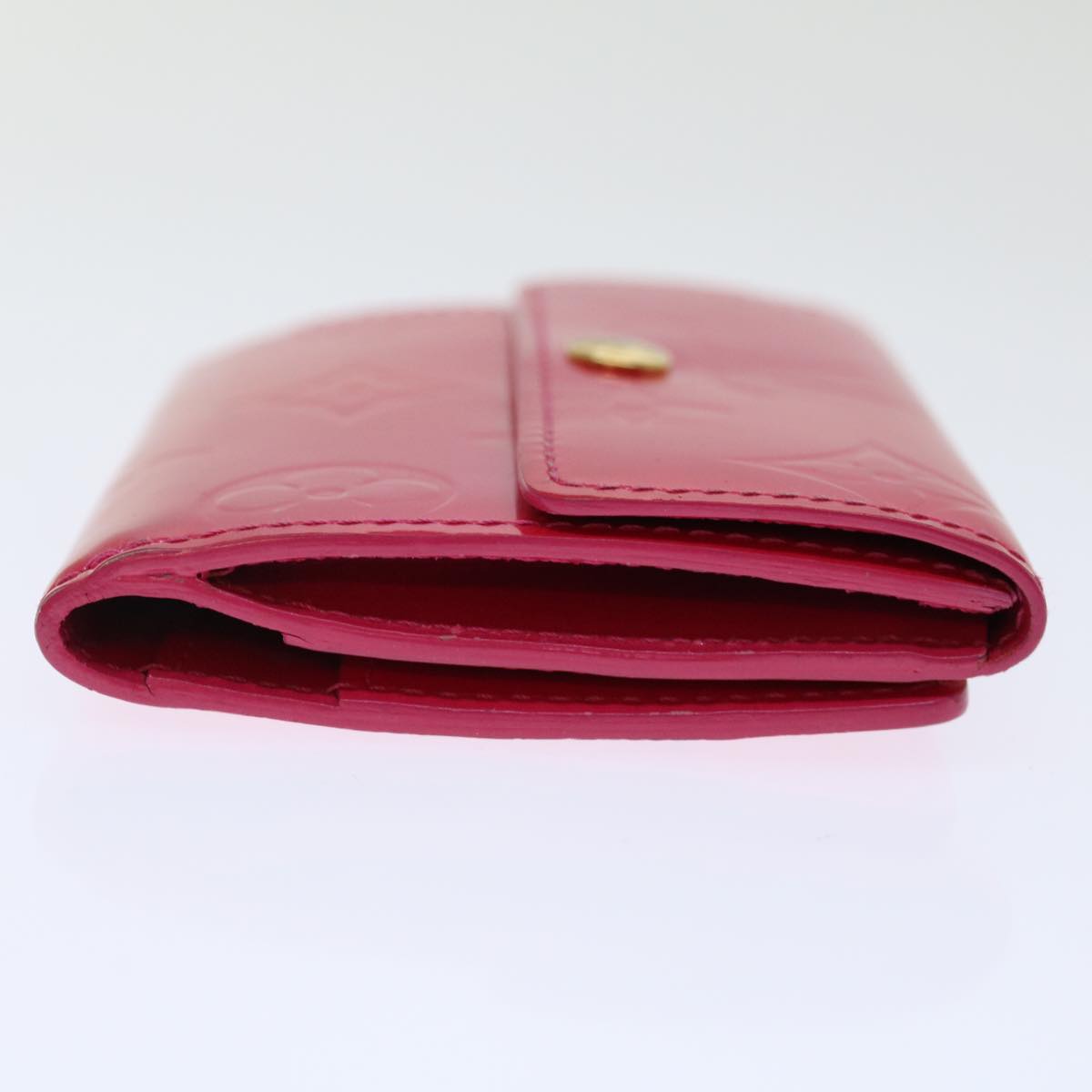 LOUIS VUITTON Monogram Vernis Ludlow Wallet Pink Fuchsia M91244 LV 70312