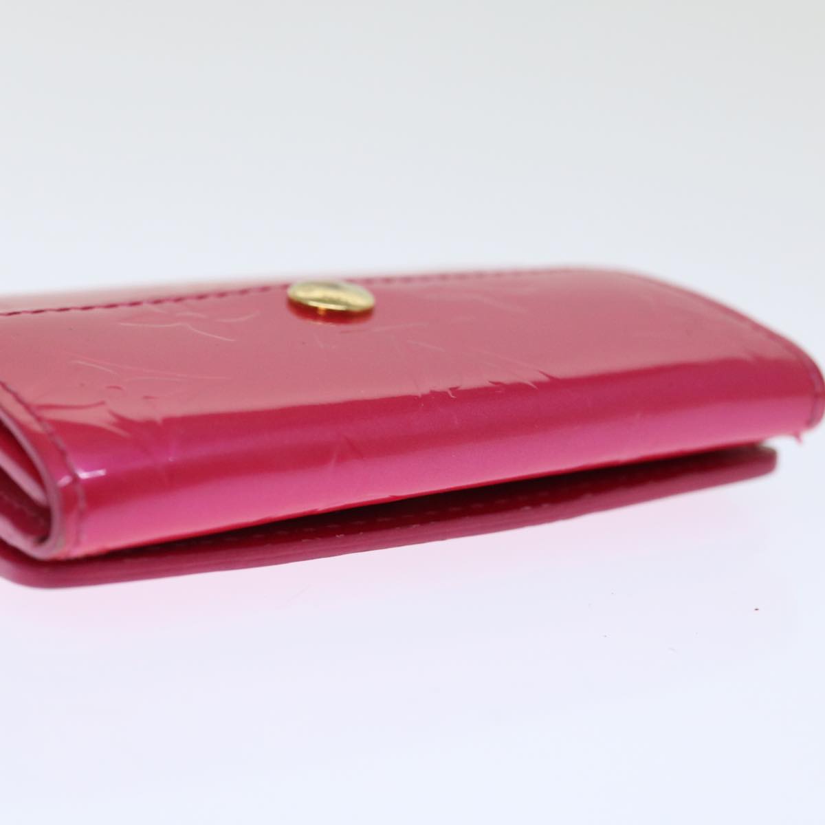 LOUIS VUITTON Monogram Vernis Ludlow Wallet Pink Fuchsia M91244 LV 70312