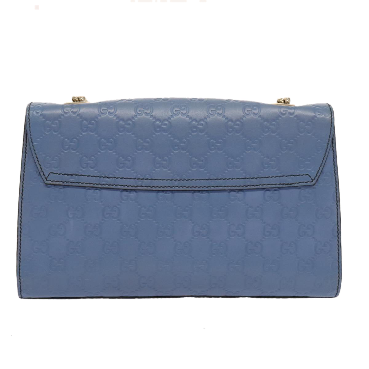 Luxury Gucci Trending 2025 GG Canvas Luxury Gucci Trending 2025ssima Chain Shoulder Bag Blue 295402  70331