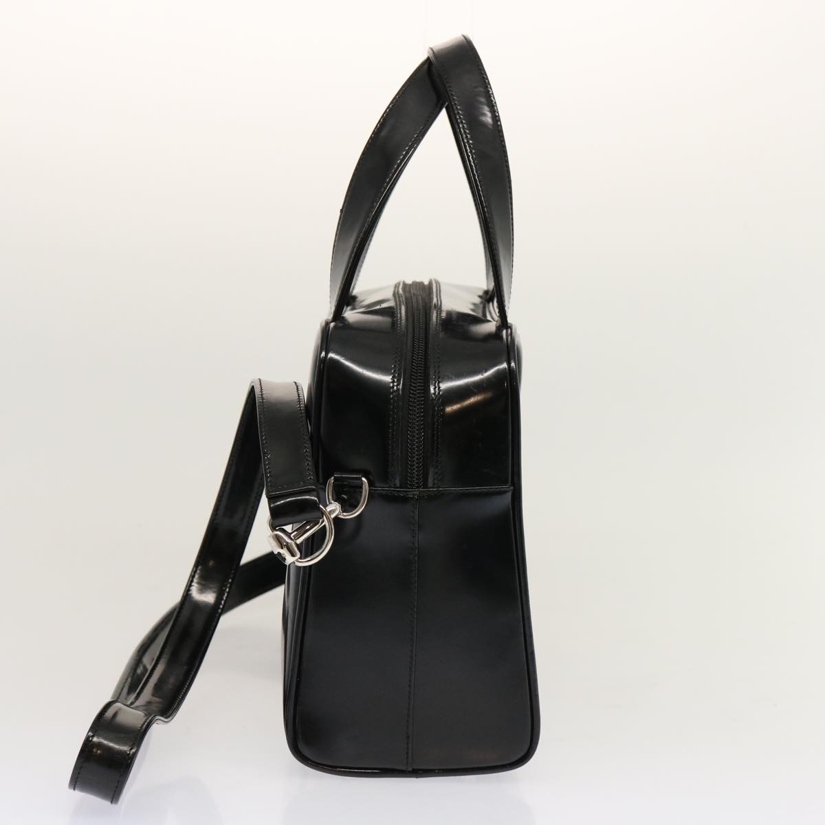 Luxury Gucci Trending 2025 Hand Bag Patent leather 2way Black 000 1274 0505  70336