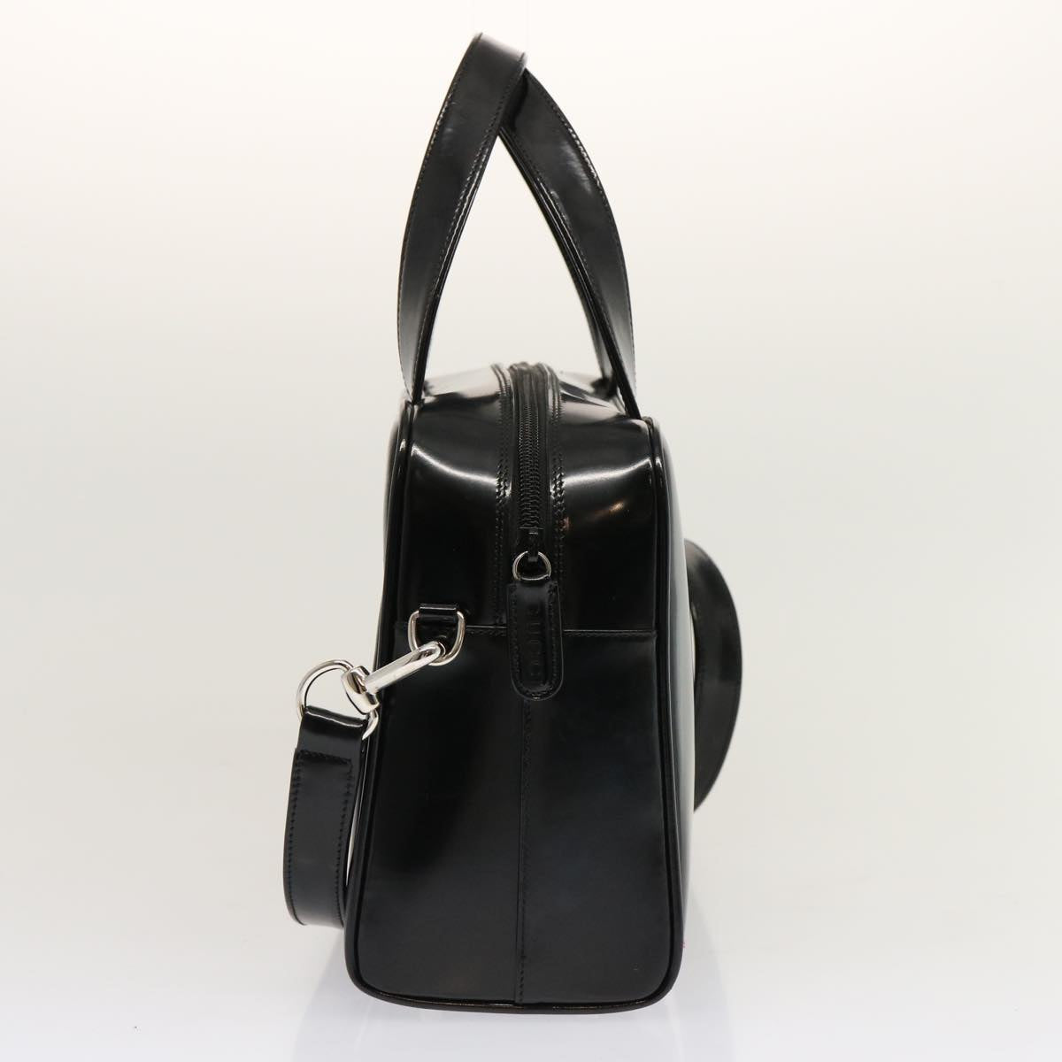 Luxury Gucci Trending 2025 Hand Bag Patent leather 2way Black 000 1274 0505  70336