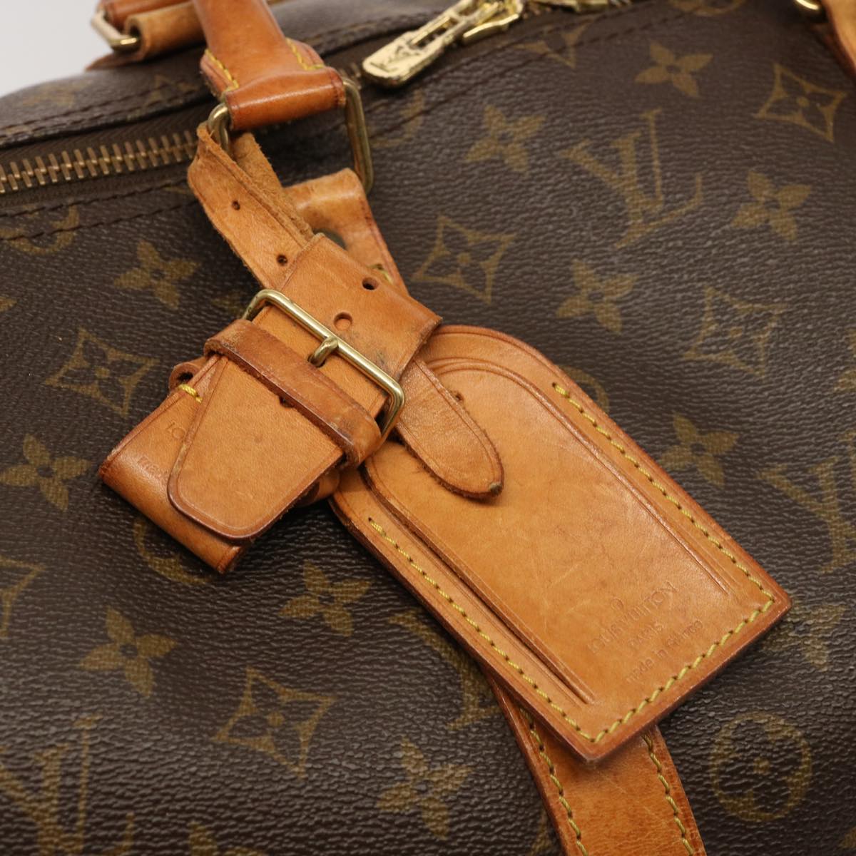 LOUIS VUITTON Monogram Keepall Bandouliere 55 Boston Bag M41414 LV 70372