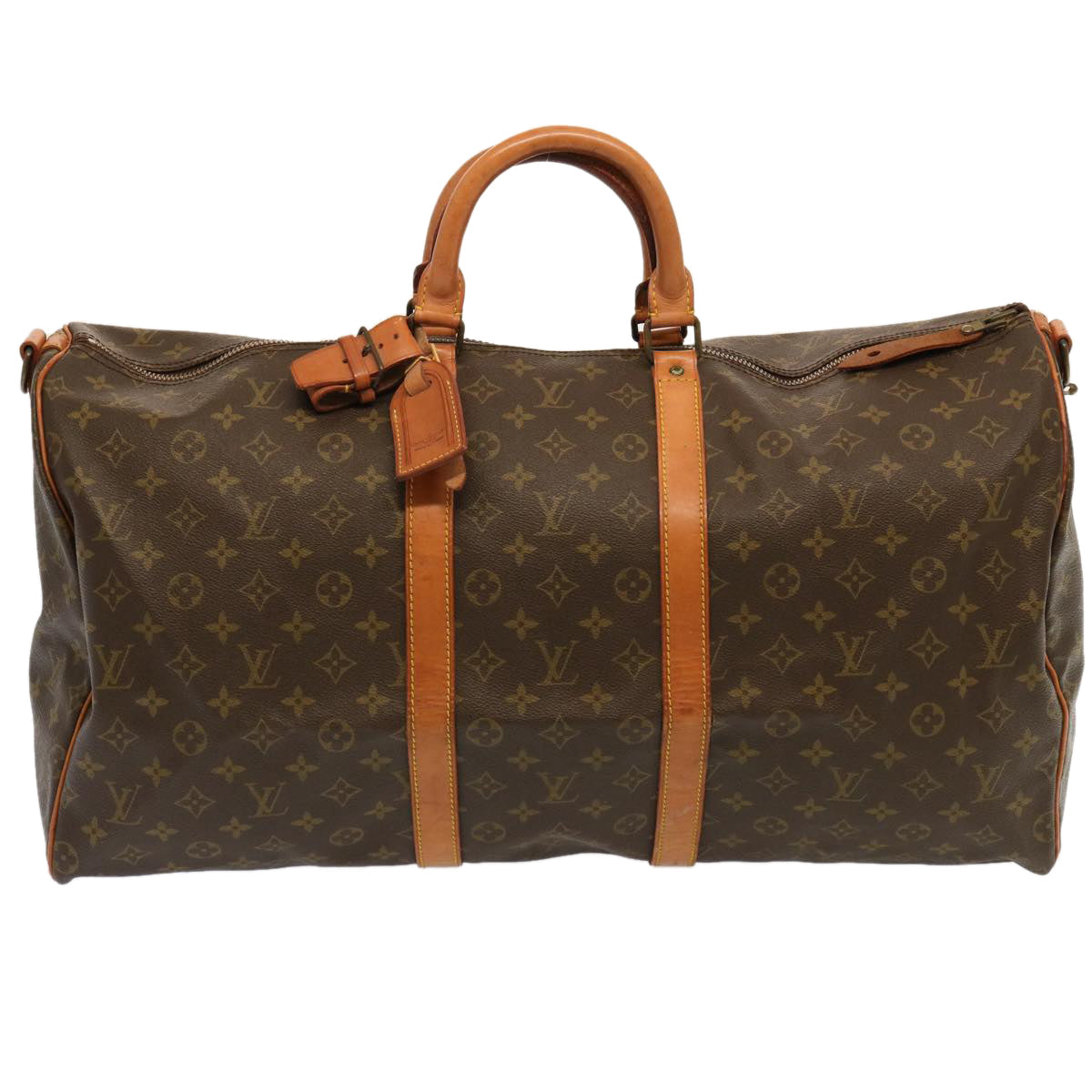LOUIS VUITTON Monogram Keepall Bandouliere 55 Bag Vintage M41414 LV 70373