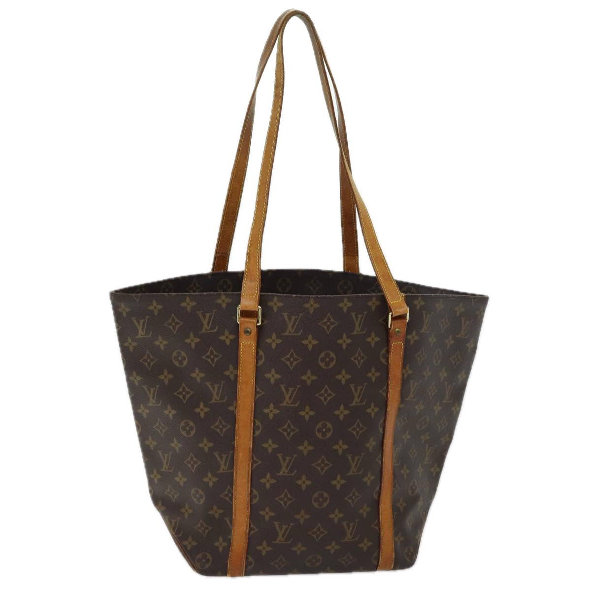 LOUIS VUITTON Monogram Sac Shopping Tote Bag M51108 LV 70375