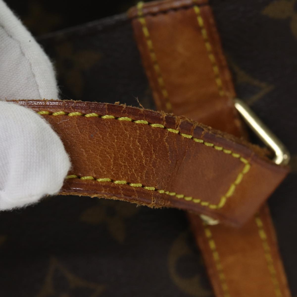 LOUIS VUITTON Monogram Sac Shopping Tote Bag M51108 LV 70375