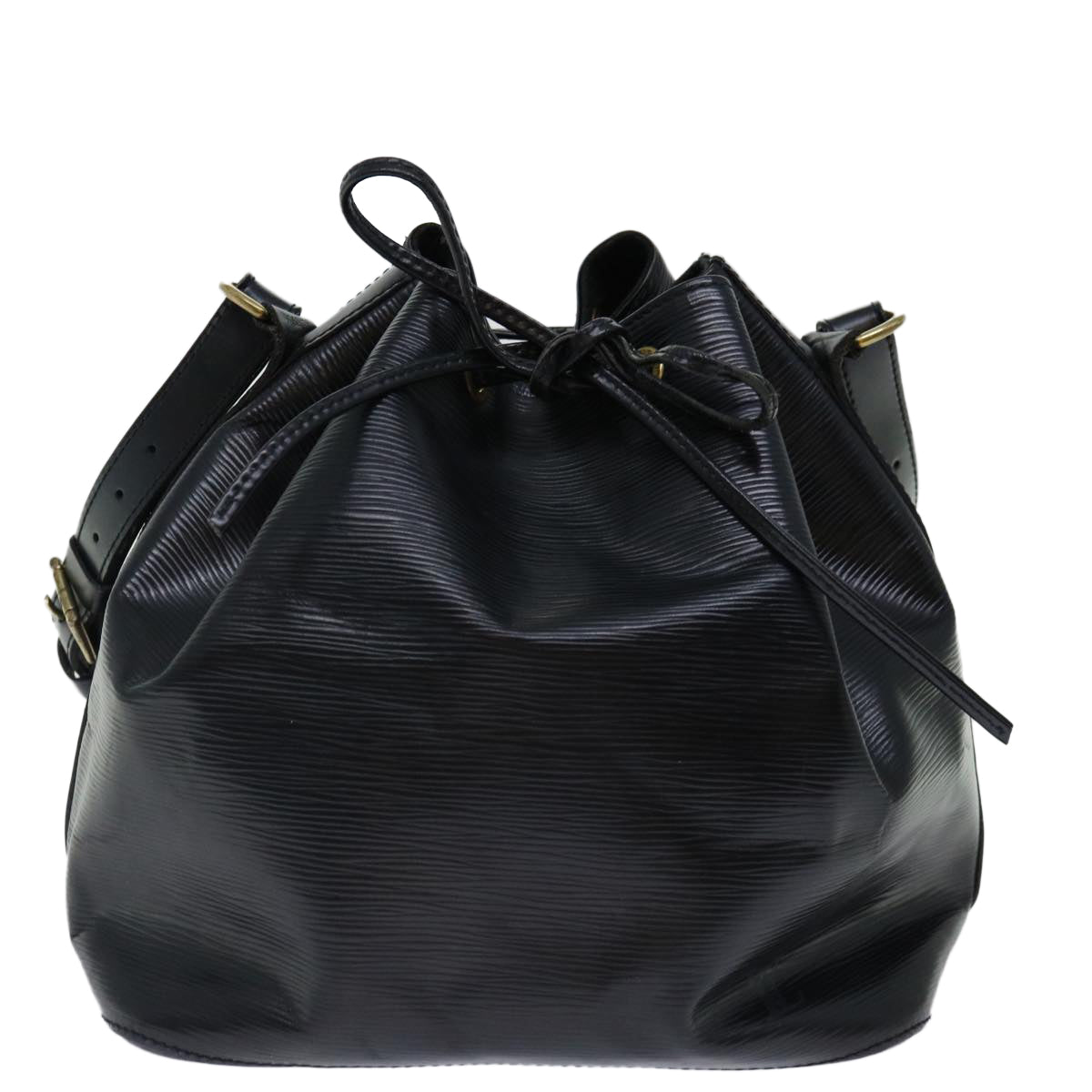 LOUIS VUITTON Epi Petit Noe Shoulder Bag Black M44102 LV 70376