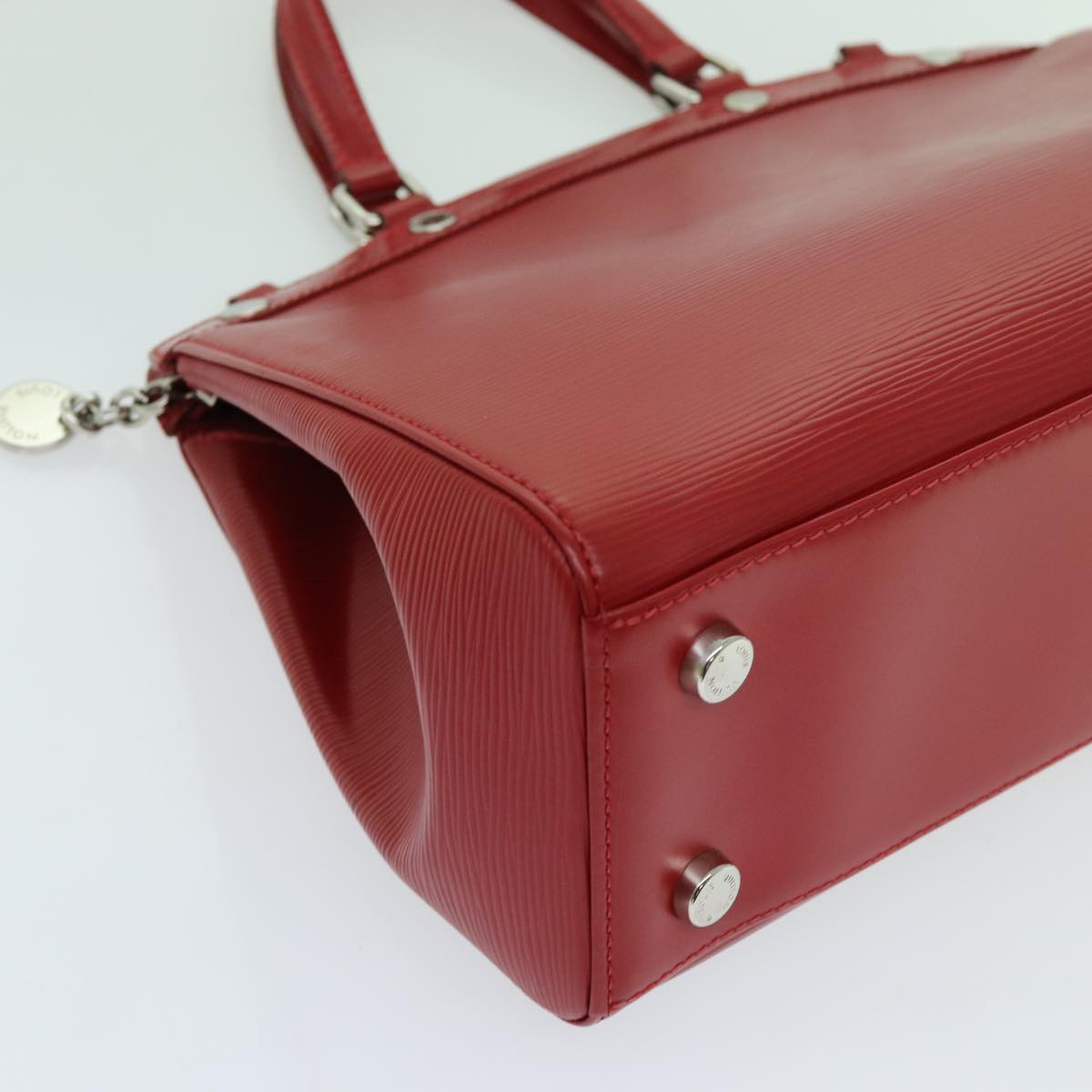LOUIS VUITTON Epi Blair MM Hand Bag 2way Red Car Mine M4030E LV 70380