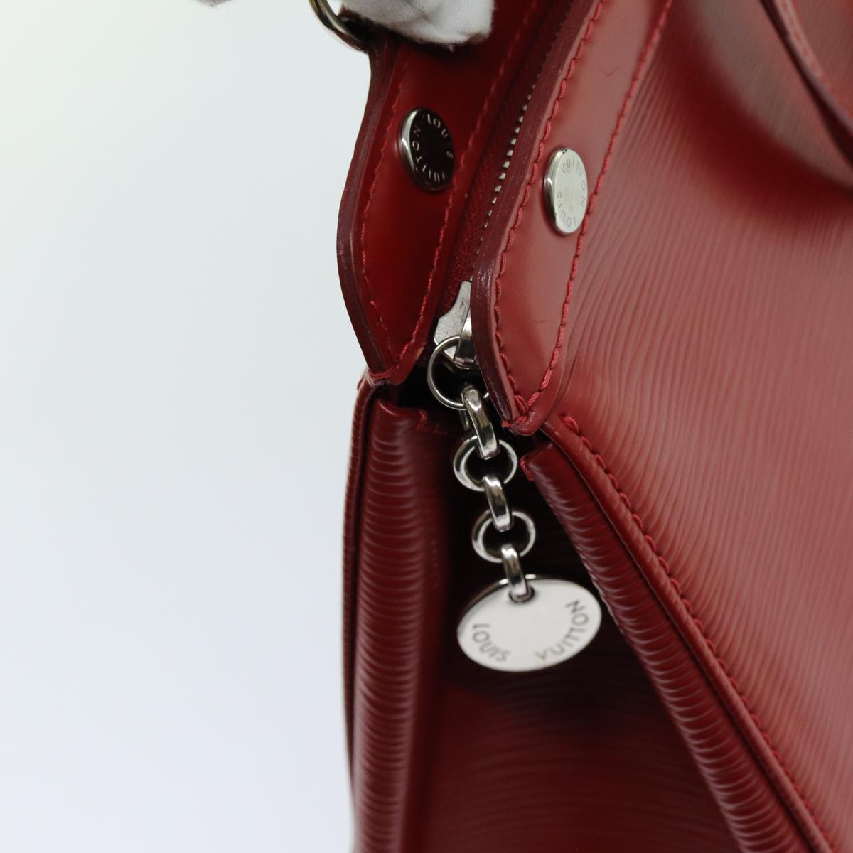 LOUIS VUITTON Epi Blair MM Hand Bag 2way Red Car Mine M4030E LV 70380