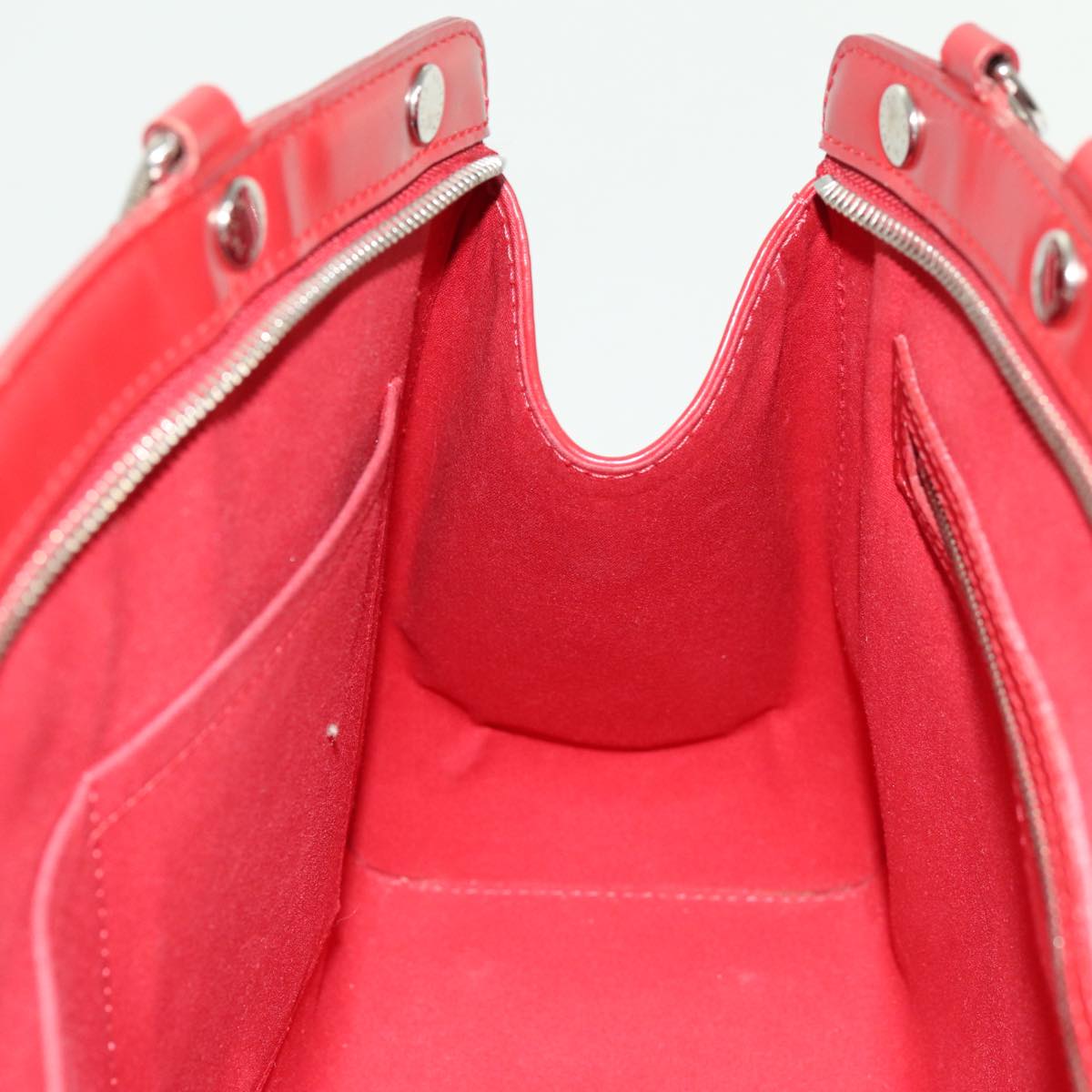 LOUIS VUITTON Epi Blair MM Hand Bag 2way Red Car Mine M4030E LV 70380