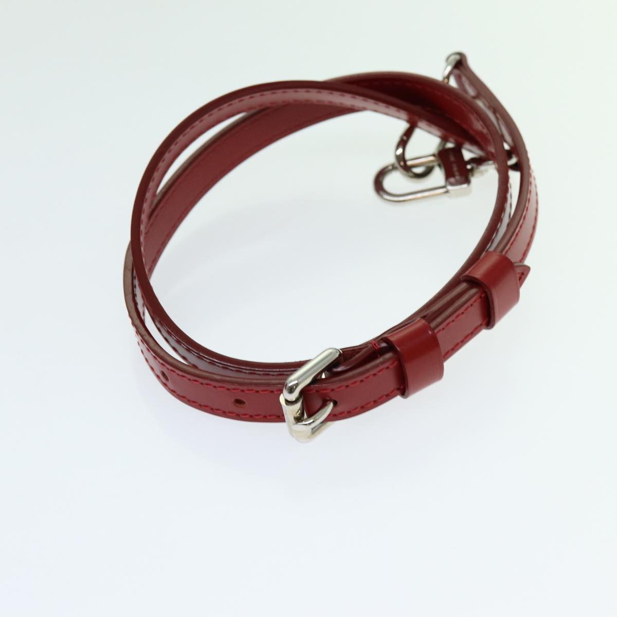 LOUIS VUITTON Epi Blair MM Hand Bag 2way Red Car Mine M4030E LV 70380