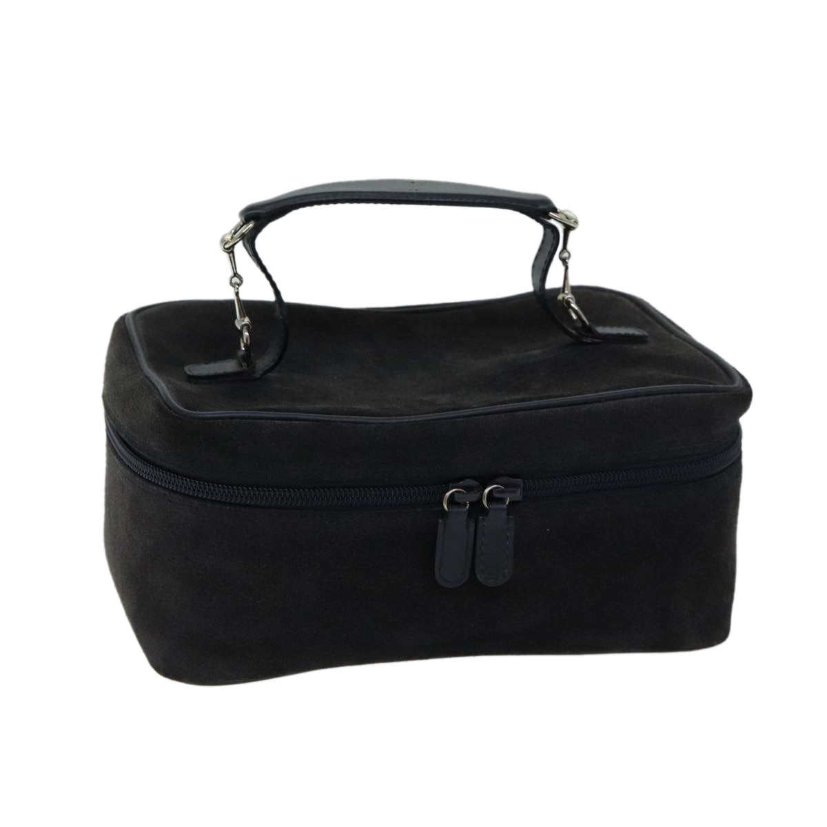 Luxury Gucci Trending 2025 Vanity Cosmetic Pouch Suede Black 032 1705 0140  70384
