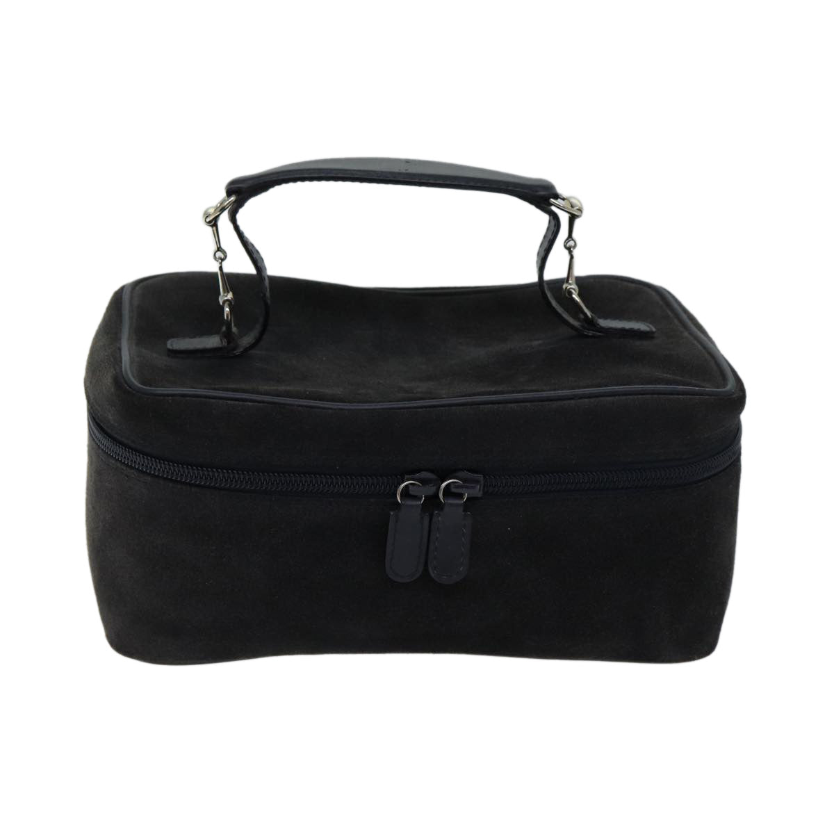 Luxury Gucci Trending 2025 Vanity Cosmetic Pouch Suede Black 032 1705 0140  70384