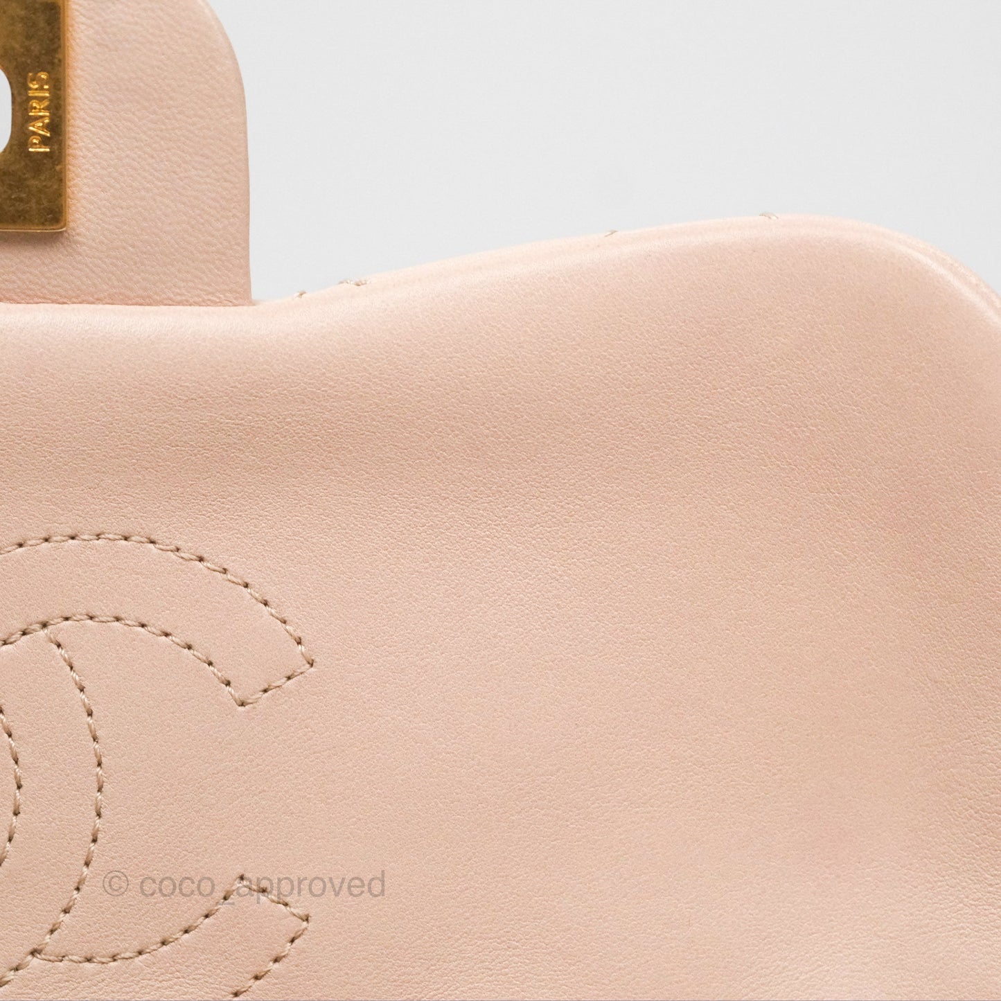 Chanel Flap Bag Pink Aged Gold Hardware