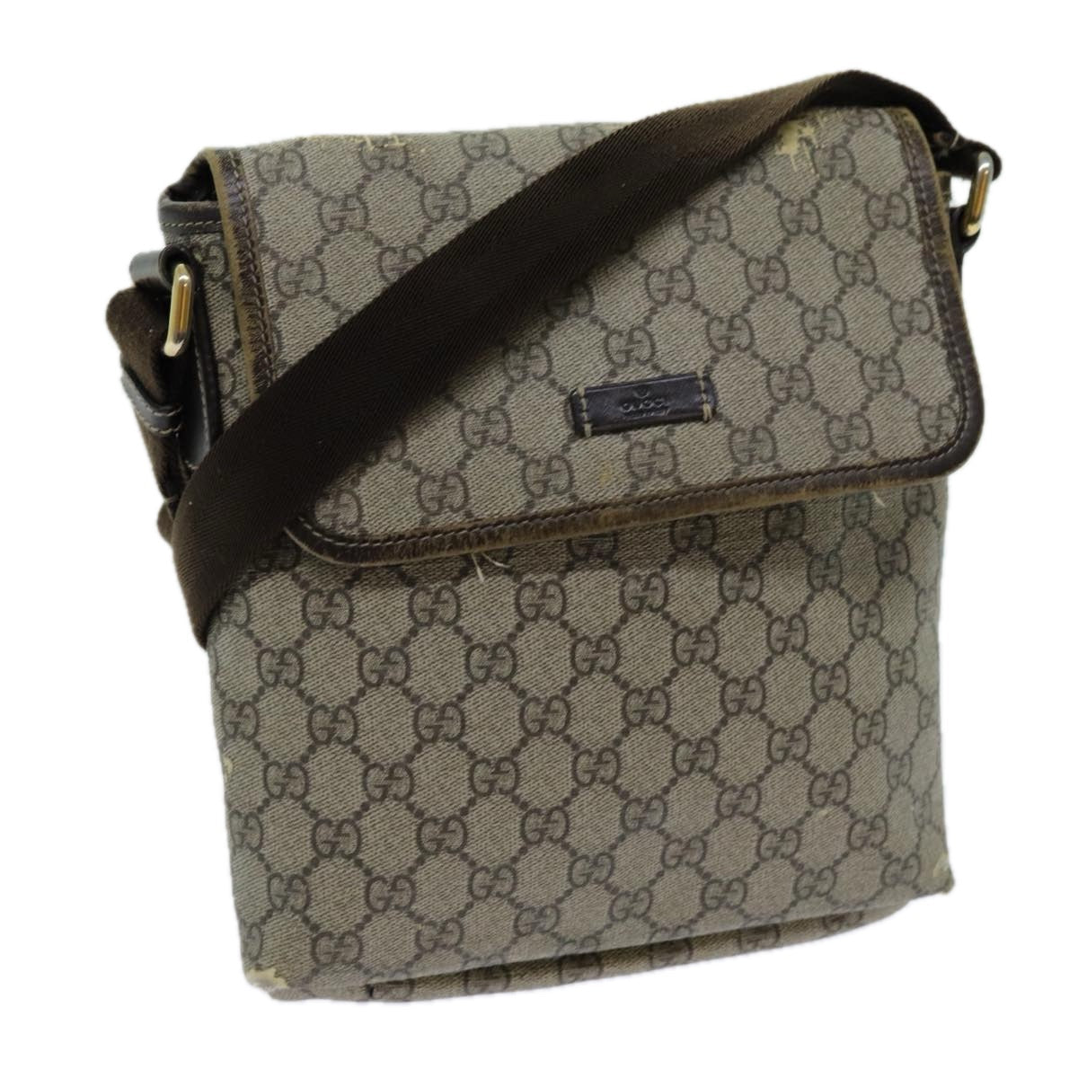 Luxury Gucci Trending 2025 GG Supreme Shoulder Bag PVC Beige 223666  70394