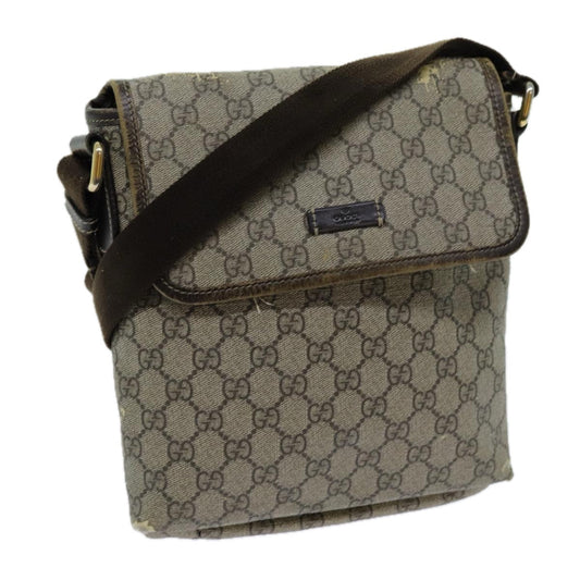 Luxury Gucci Trending 2025 GG Supreme Shoulder Bag PVC Beige 223666  70394